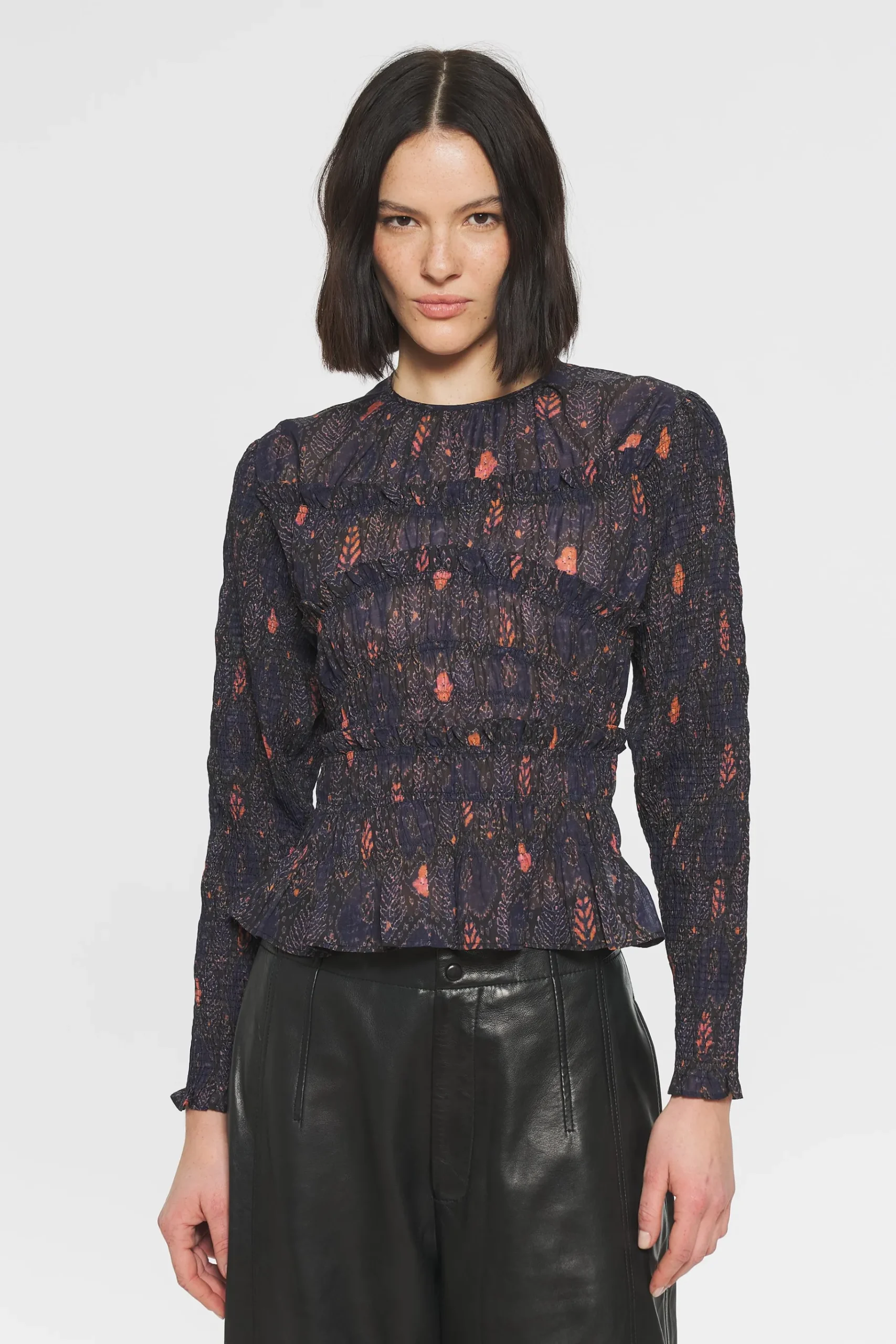 ANTIK BATIK Mani Print blouse Blue Best