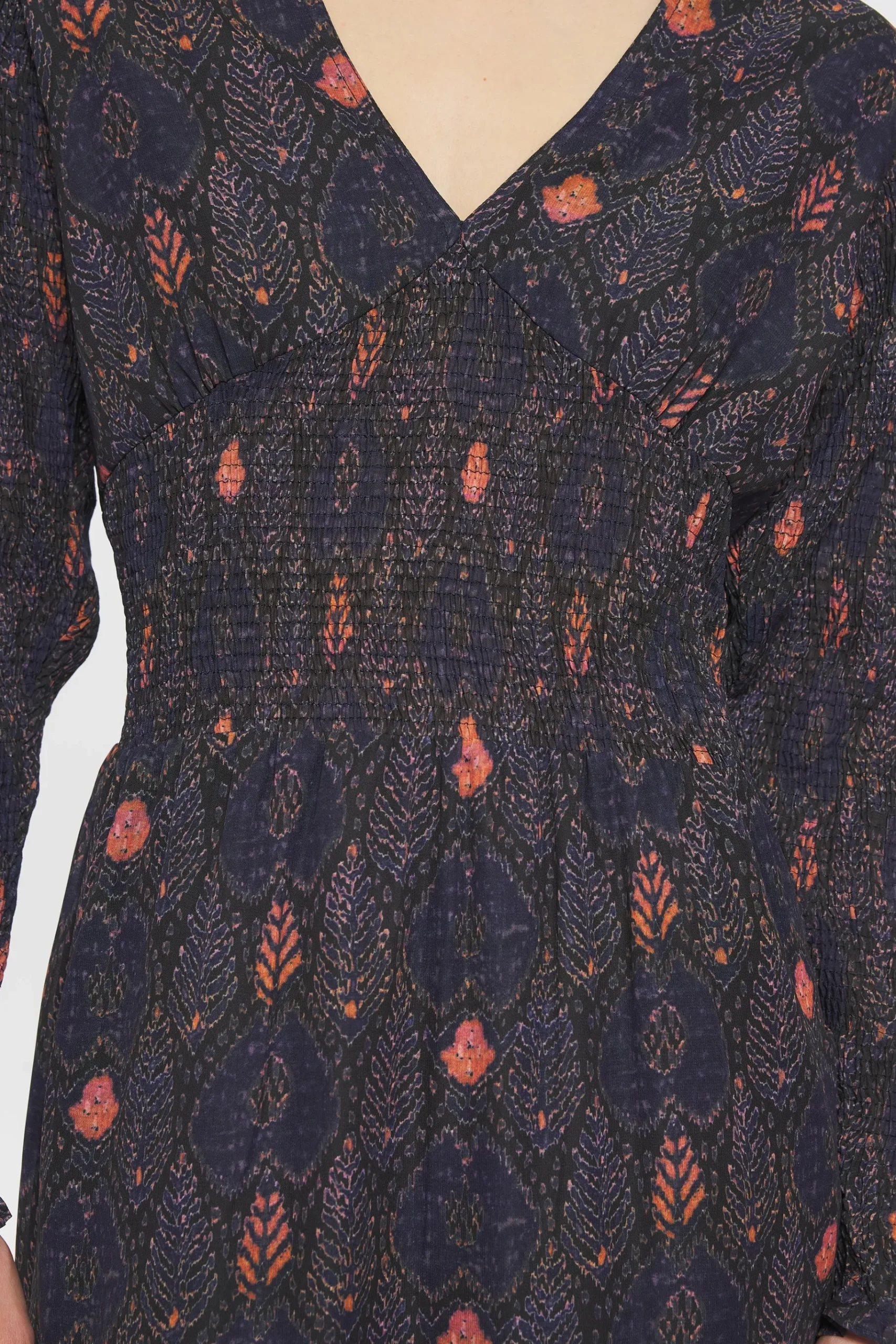 ANTIK BATIK Mani Print maxi dress Blue Outlet