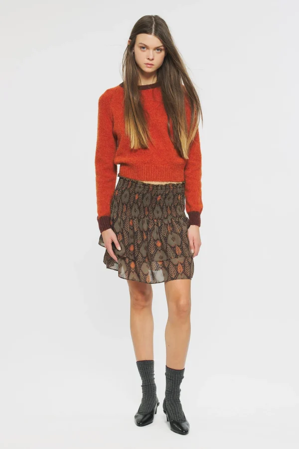 ANTIK BATIK Mani Print skirt Green Store