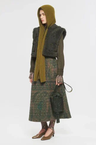 ANTIK BATIK Michelle Hooded scarf Green Fashion