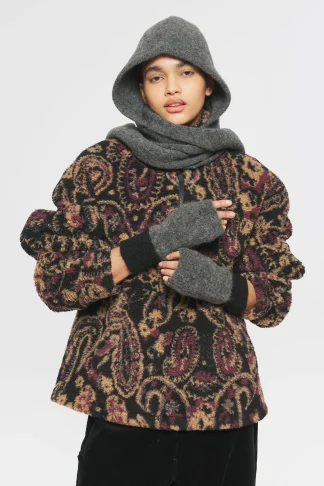ANTIK BATIK Michelle Mittens Grey Shop