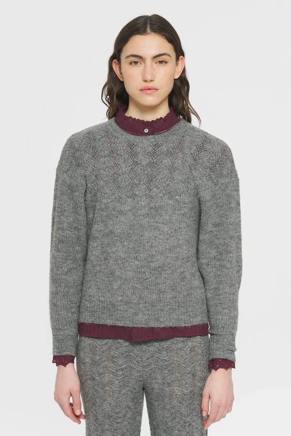 ANTIK BATIK Nina Jumper Grey Online
