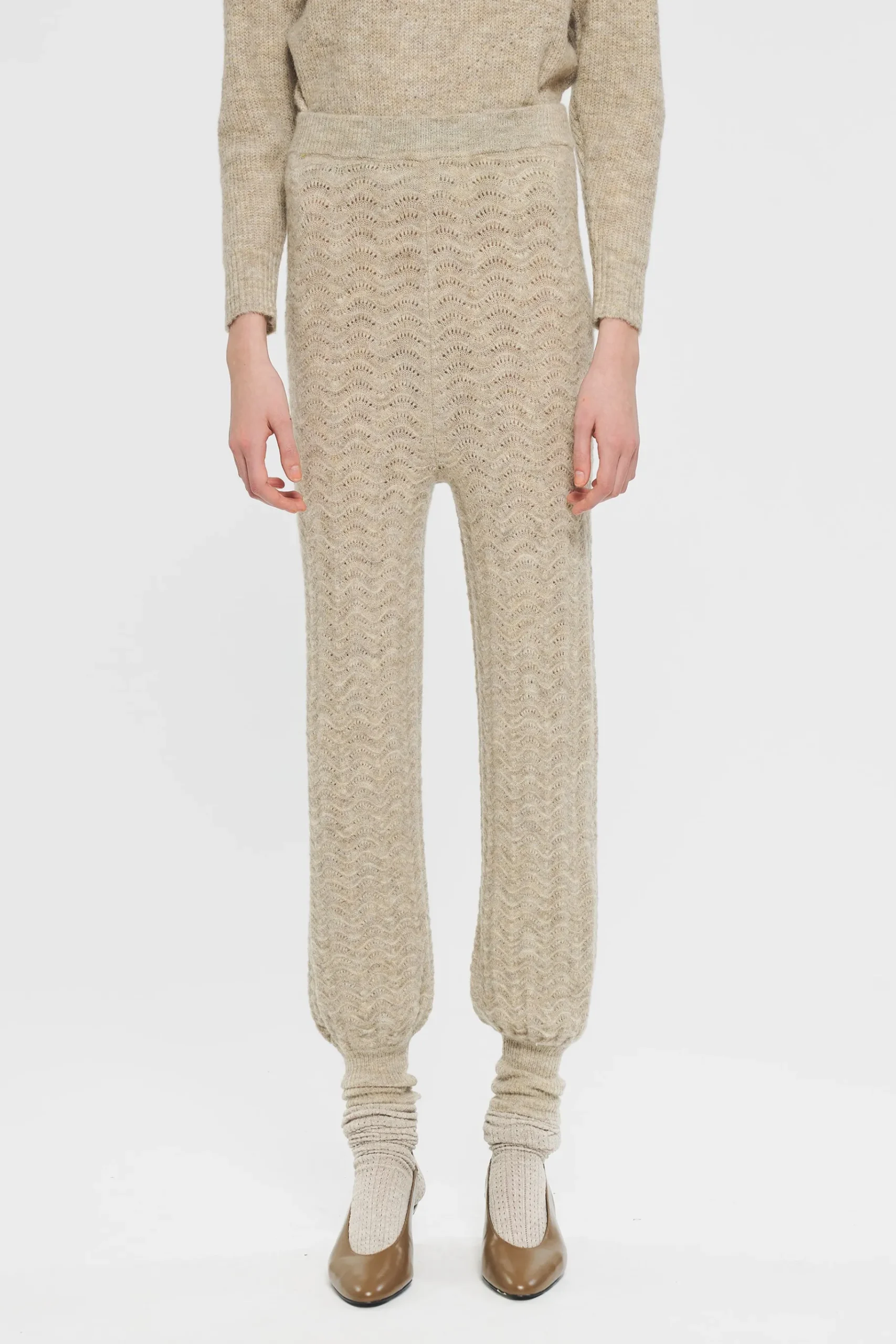 ANTIK BATIK Nina Trousers Cream Clearance