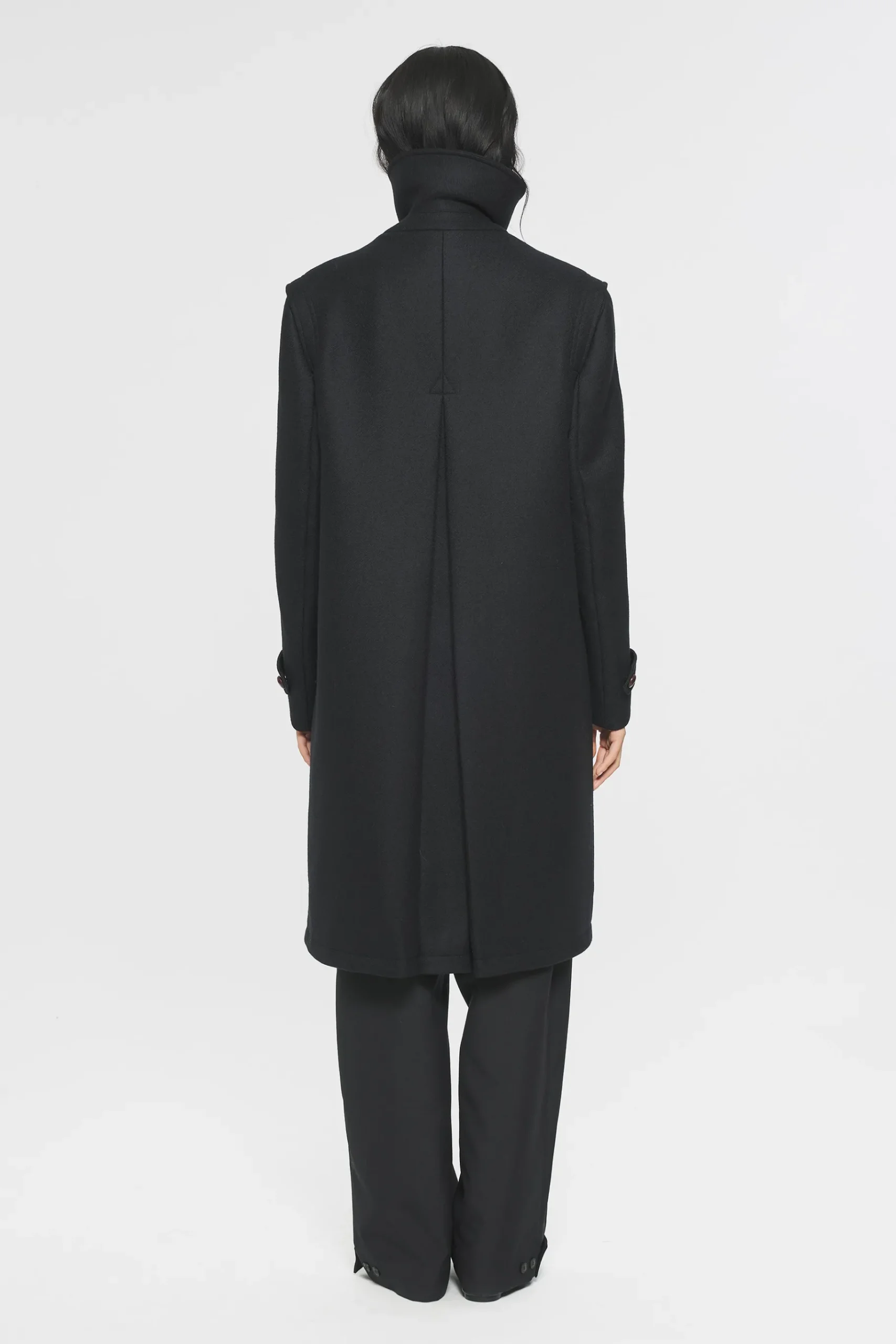 ANTIK BATIK Oliver coat Black New