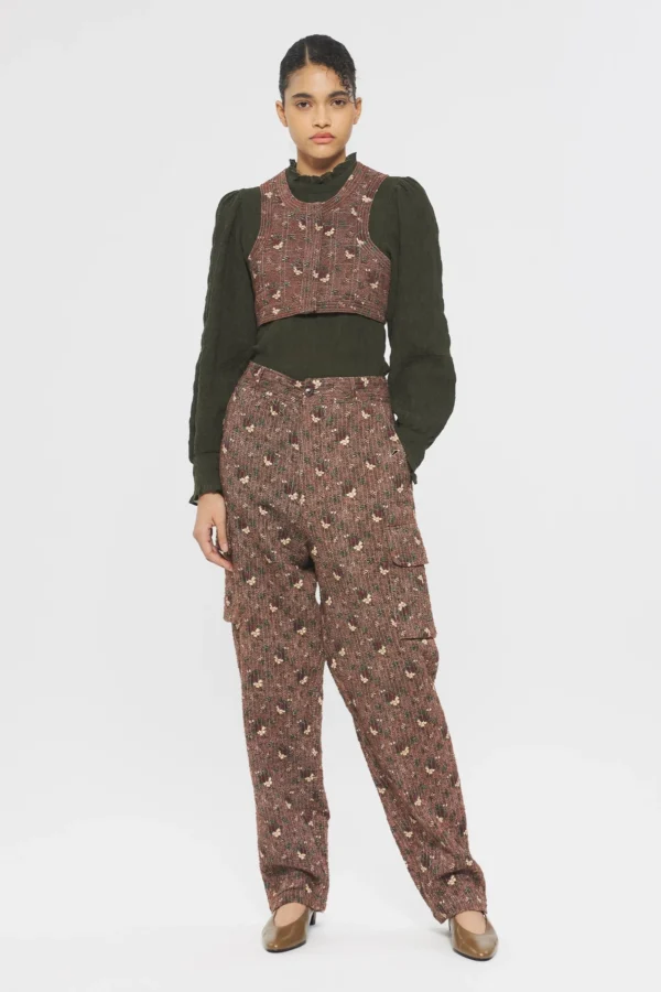 ANTIK BATIK Paddy Print gilet Hot