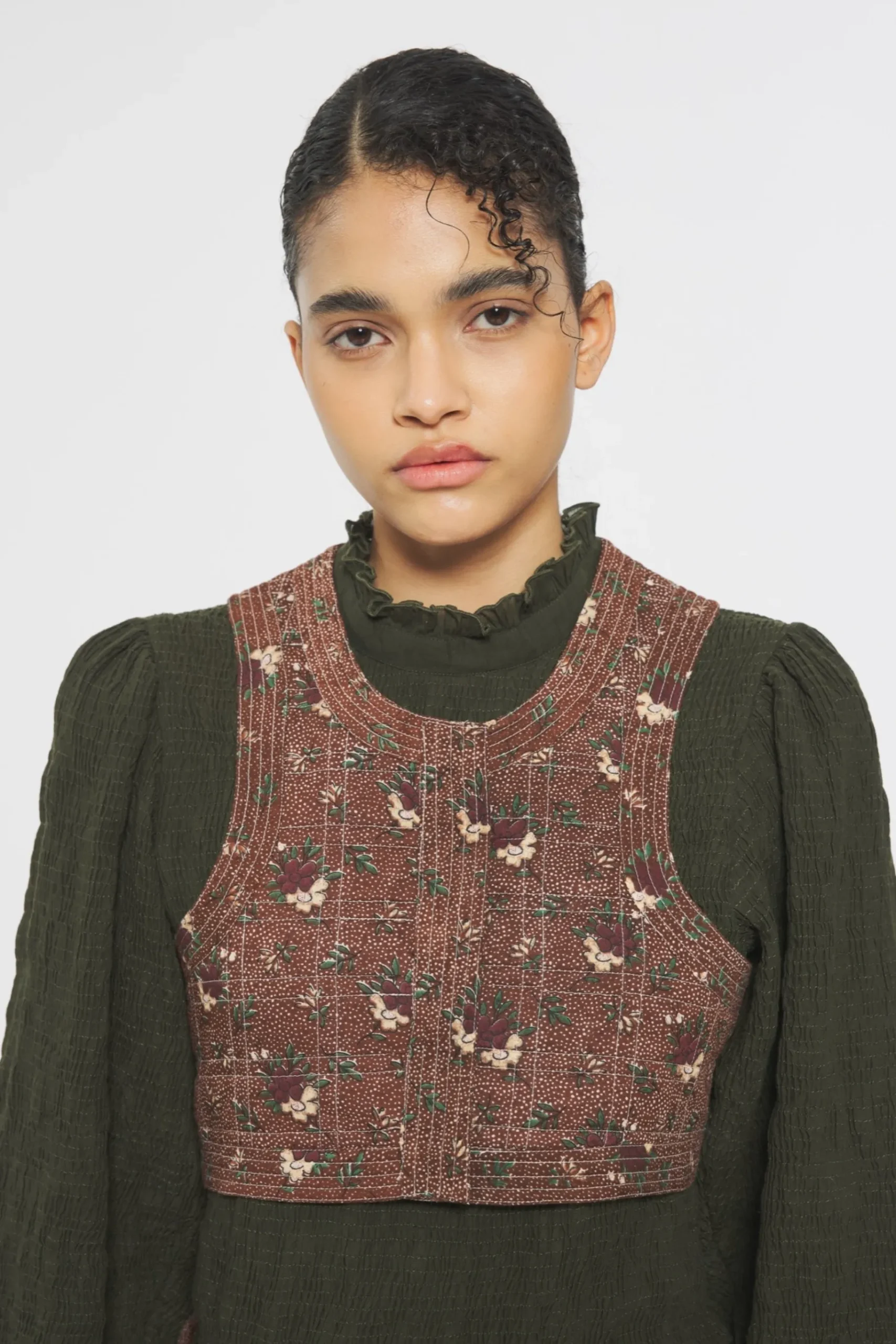 ANTIK BATIK Paddy Print gilet Hot