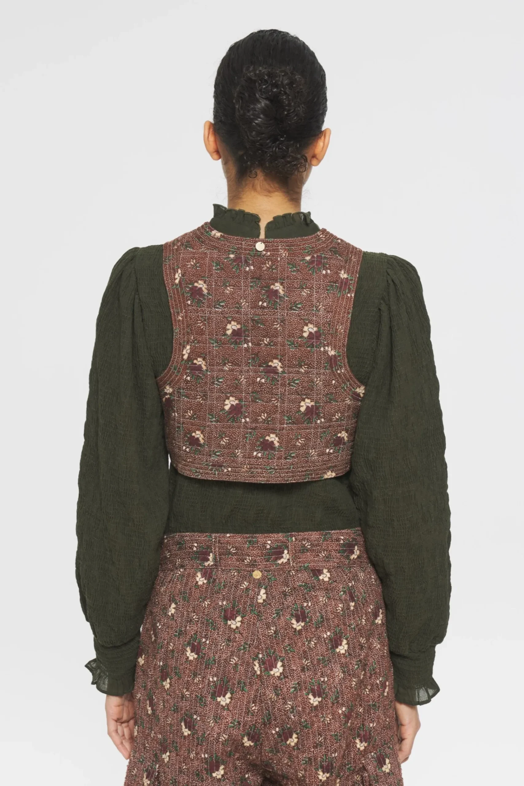 ANTIK BATIK Paddy Print gilet Hot