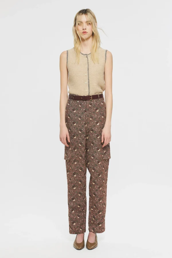 ANTIK BATIK Philipine Gilet Cream Clearance
