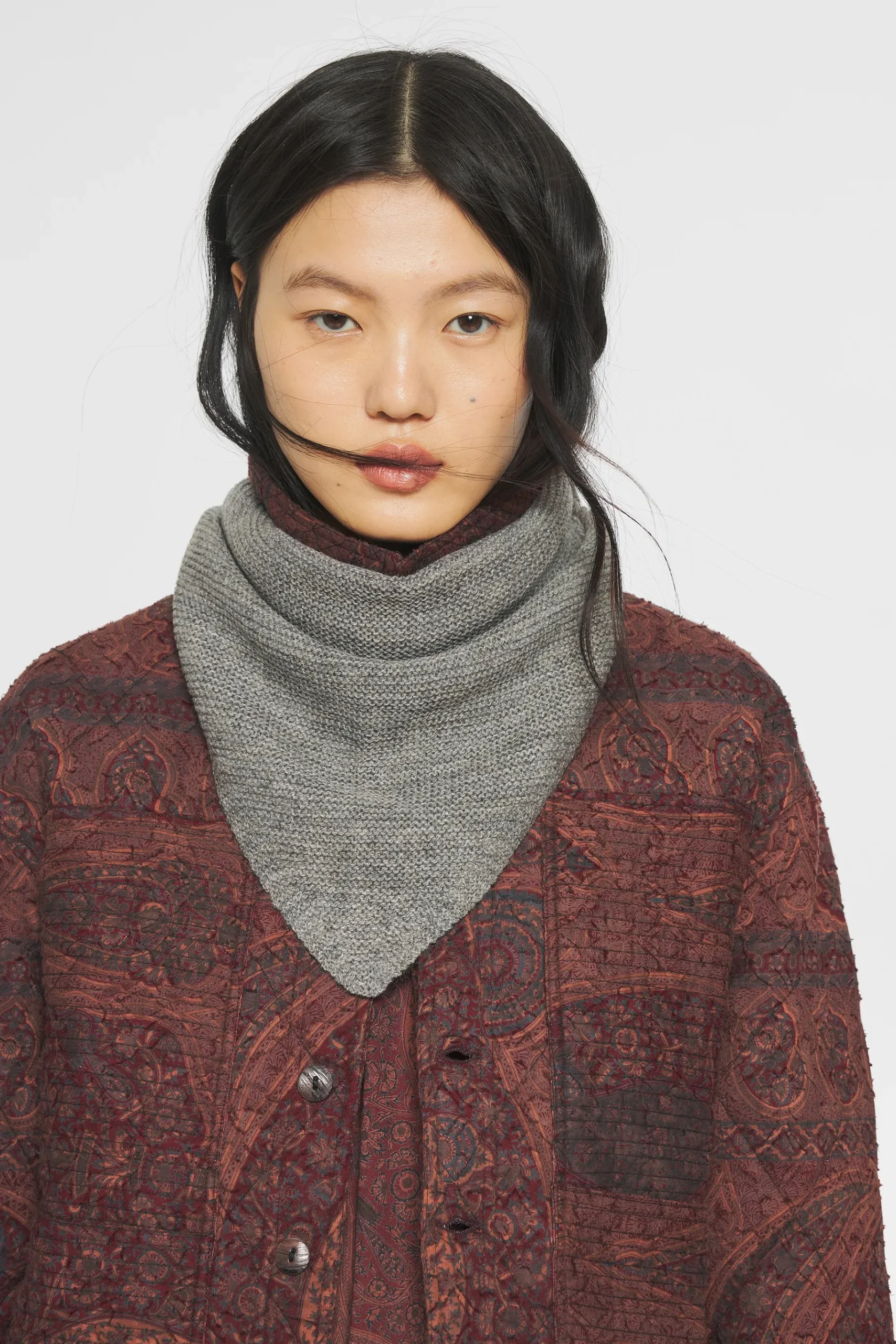 ANTIK BATIK Philipine Scarf Grey Store