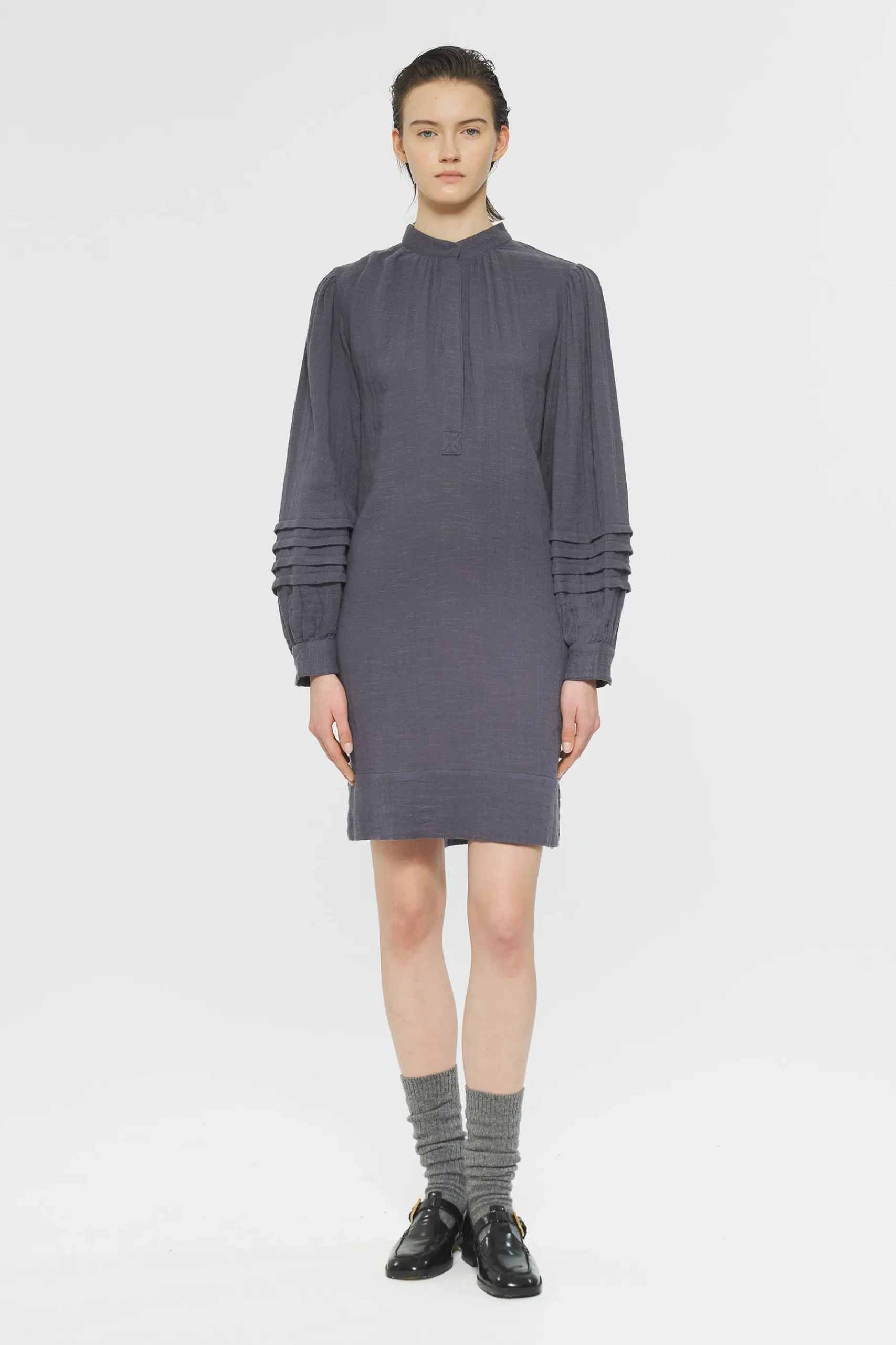 ANTIK BATIK Pipa Dress Grey Cheap
