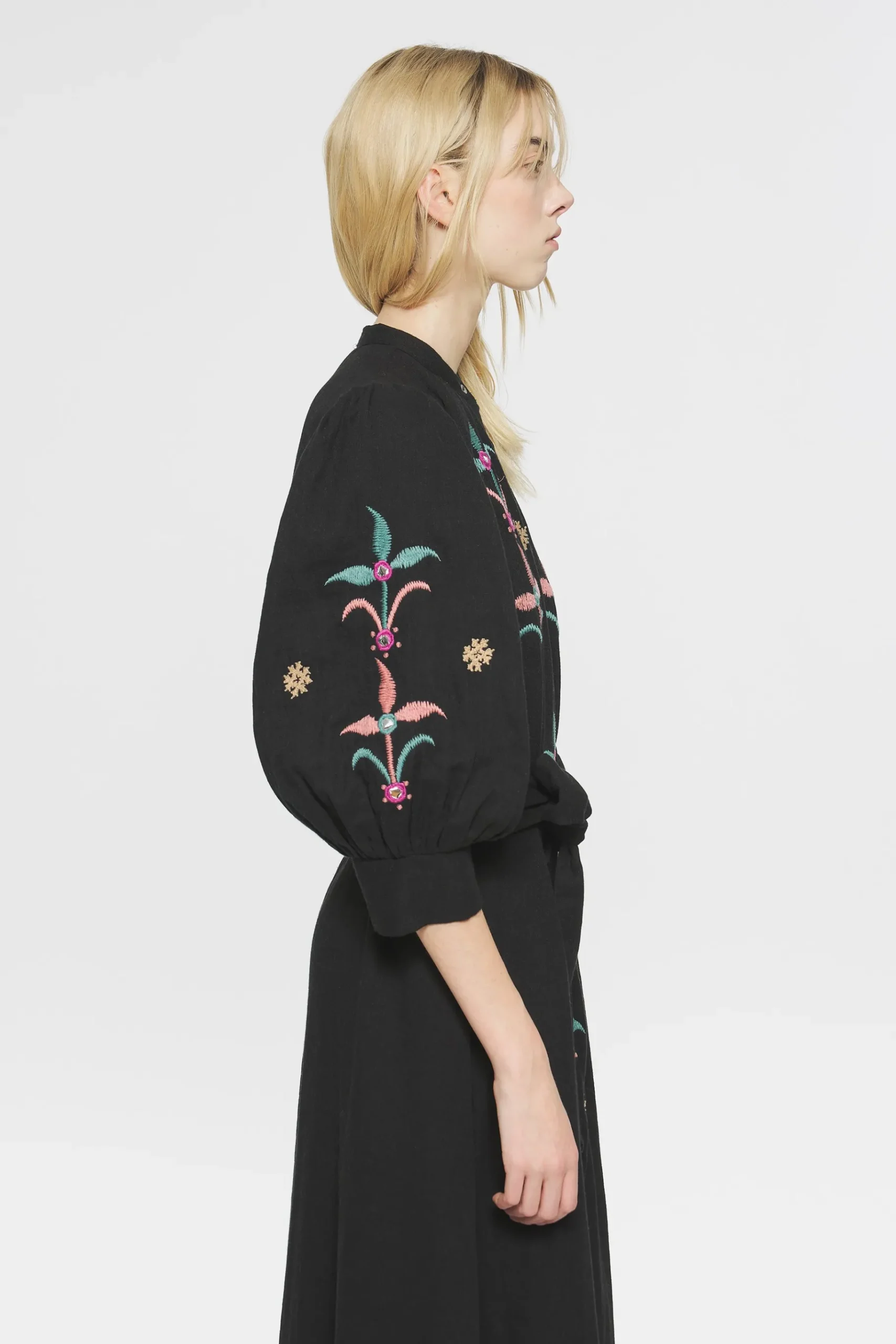 ANTIK BATIK Rafi Embroidered maxi dress Sale