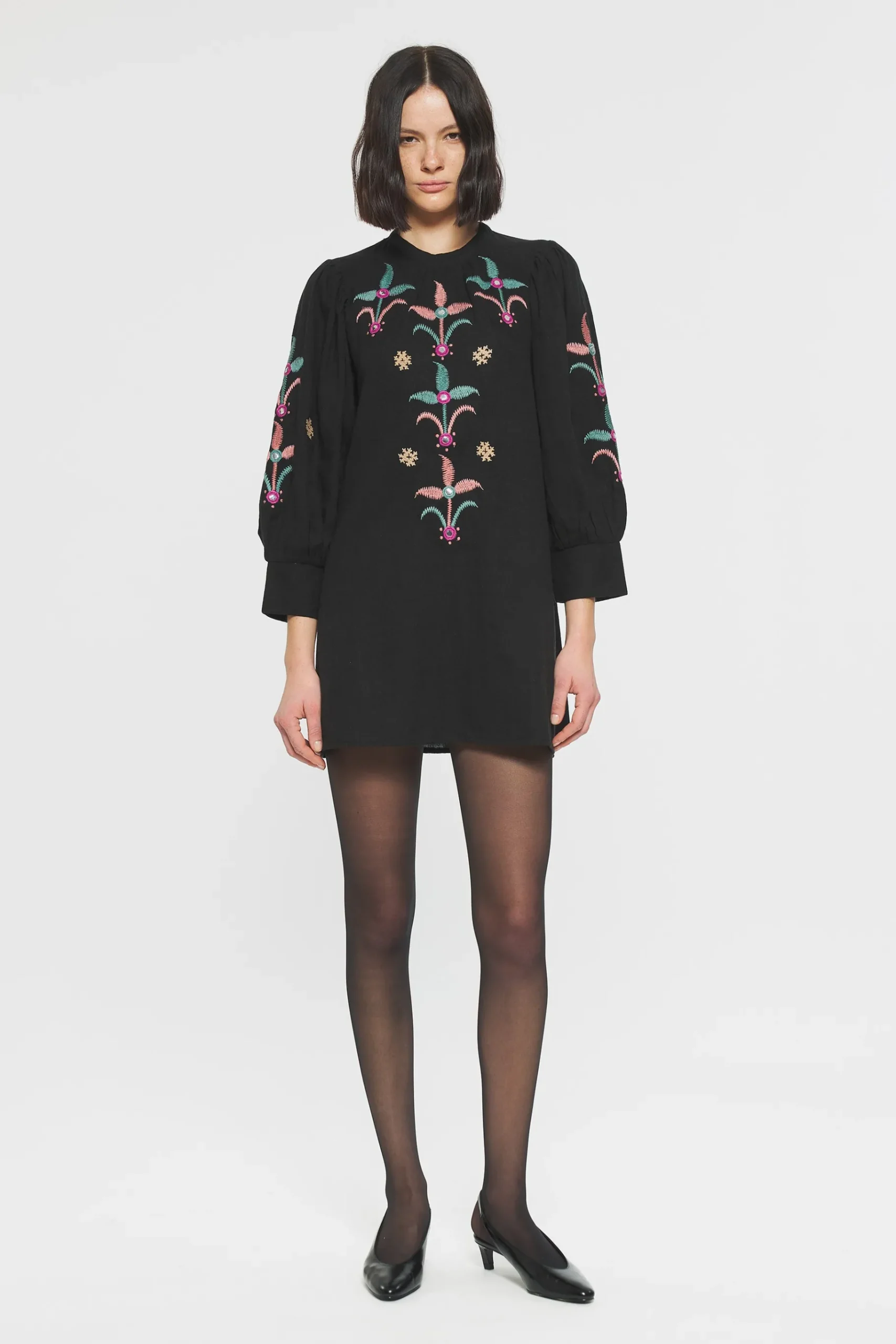 ANTIK BATIK Rafi Embroidered mini dress Cheap