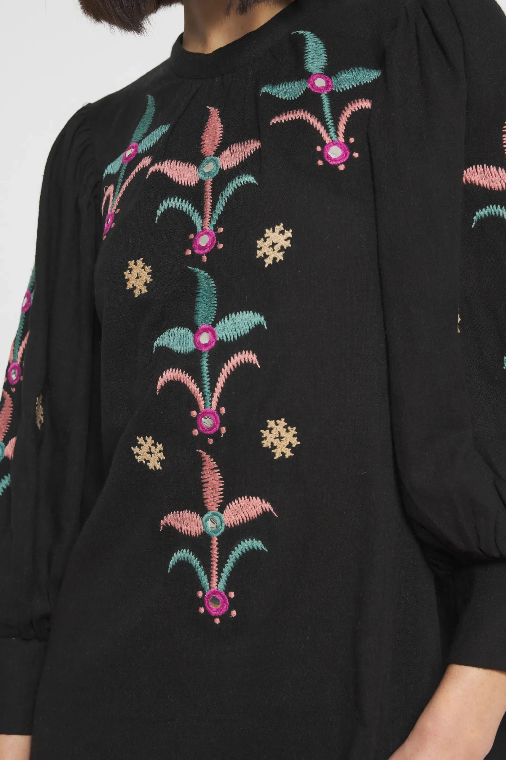 ANTIK BATIK Rafi Embroidered mini dress Cheap