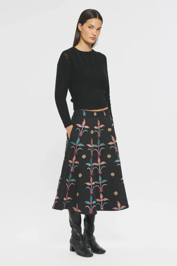 ANTIK BATIK Rafi Embroidered skirt Sale