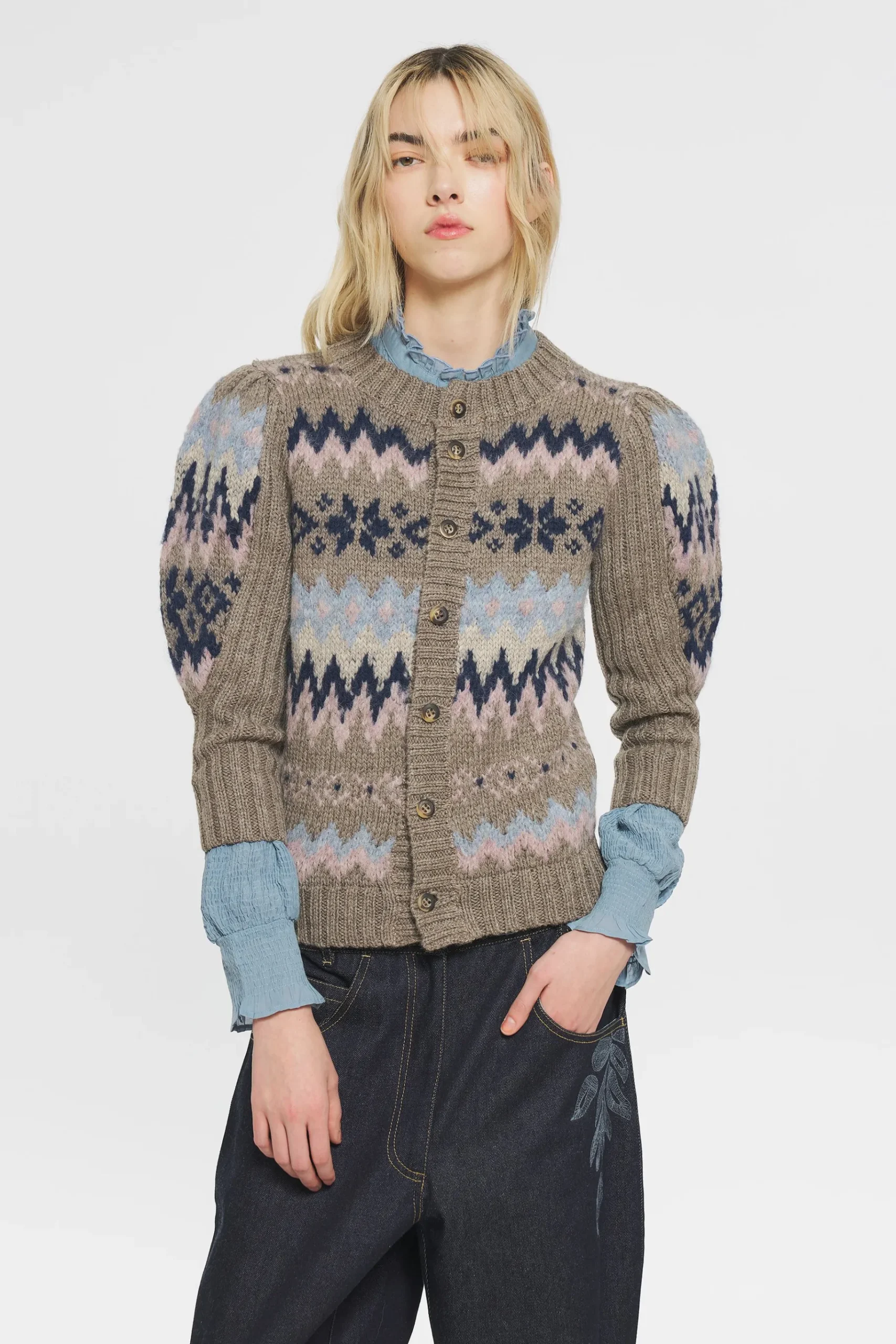 ANTIK BATIK Rolla Cardigan Grey Hot