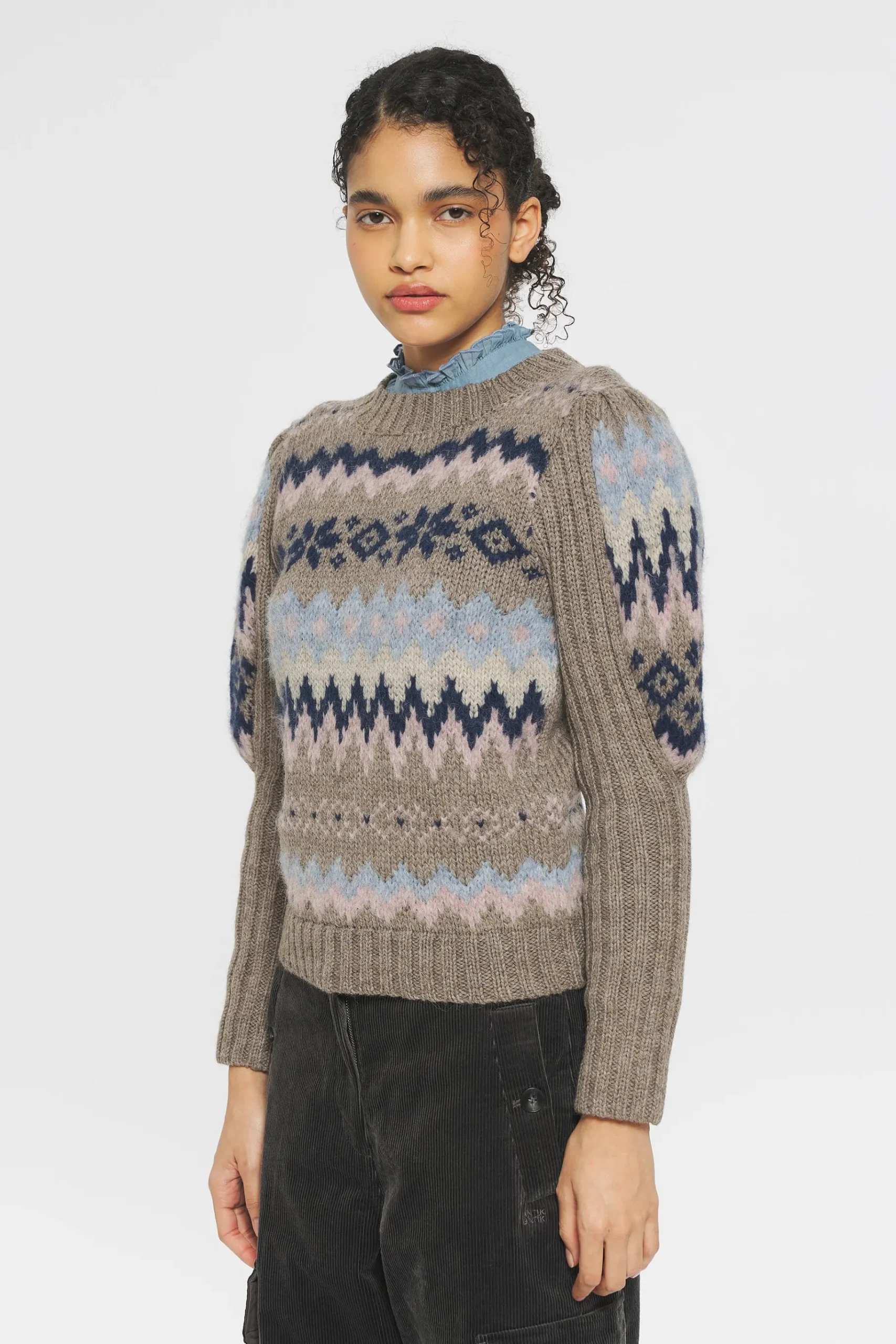 ANTIK BATIK Rolla Jumper Grey Cheap