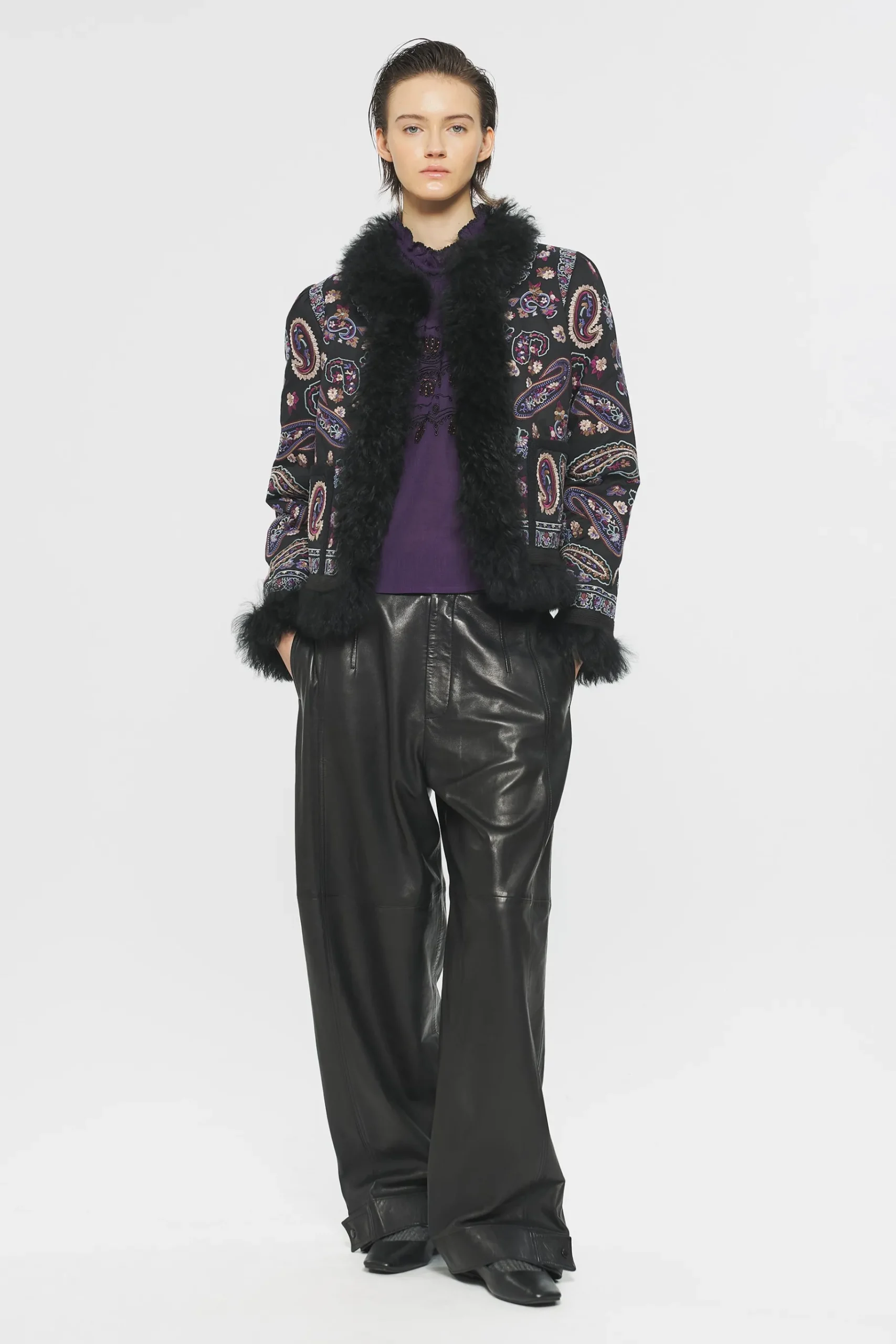 ANTIK BATIK Roza Embroidered jacket Online