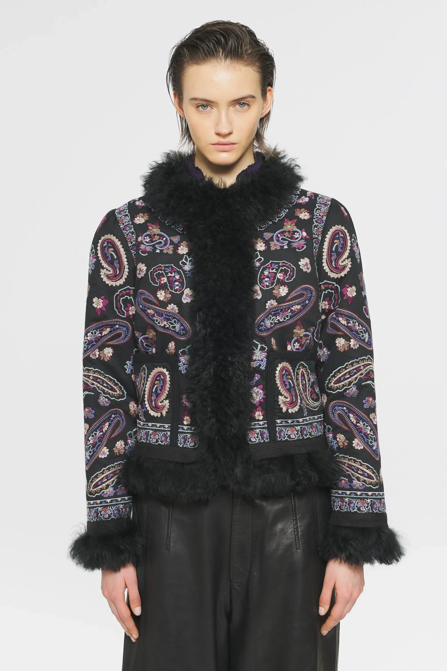 ANTIK BATIK Roza Embroidered jacket Online