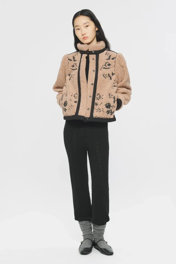 ANTIK BATIK Saliba Embroidered jacket Pink New