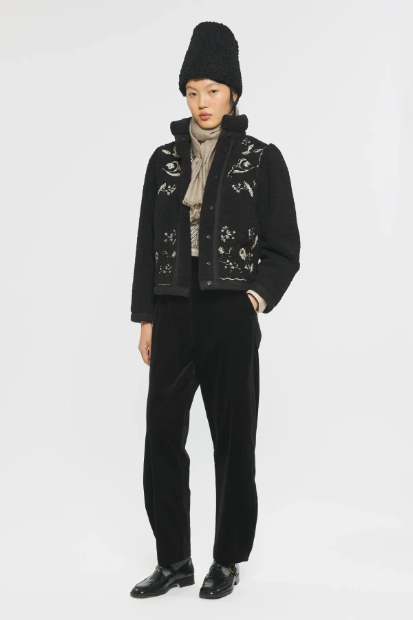 ANTIK BATIK Saliba Embroidered jacket Black Outlet