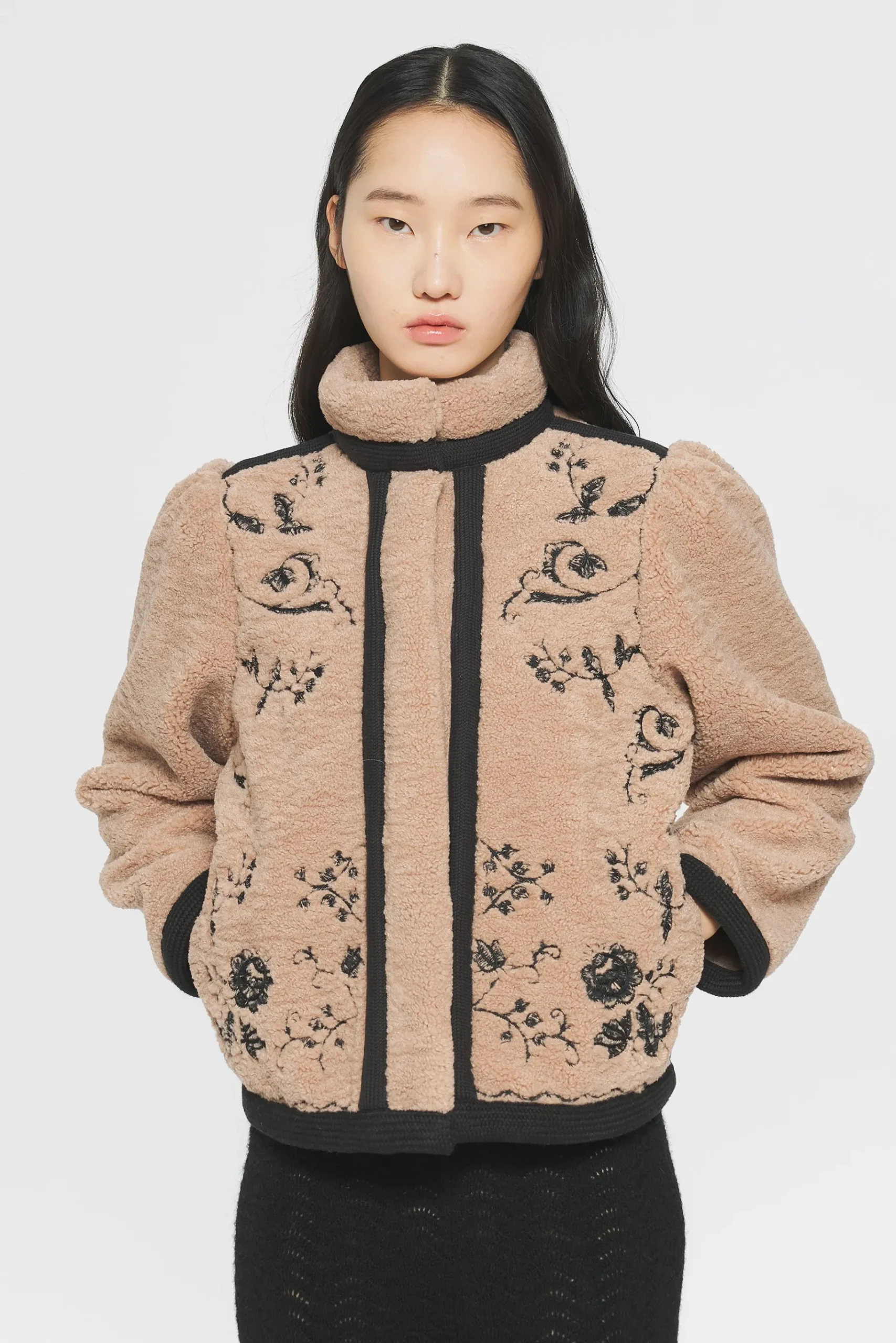 ANTIK BATIK Saliba Embroidered jacket Pink New