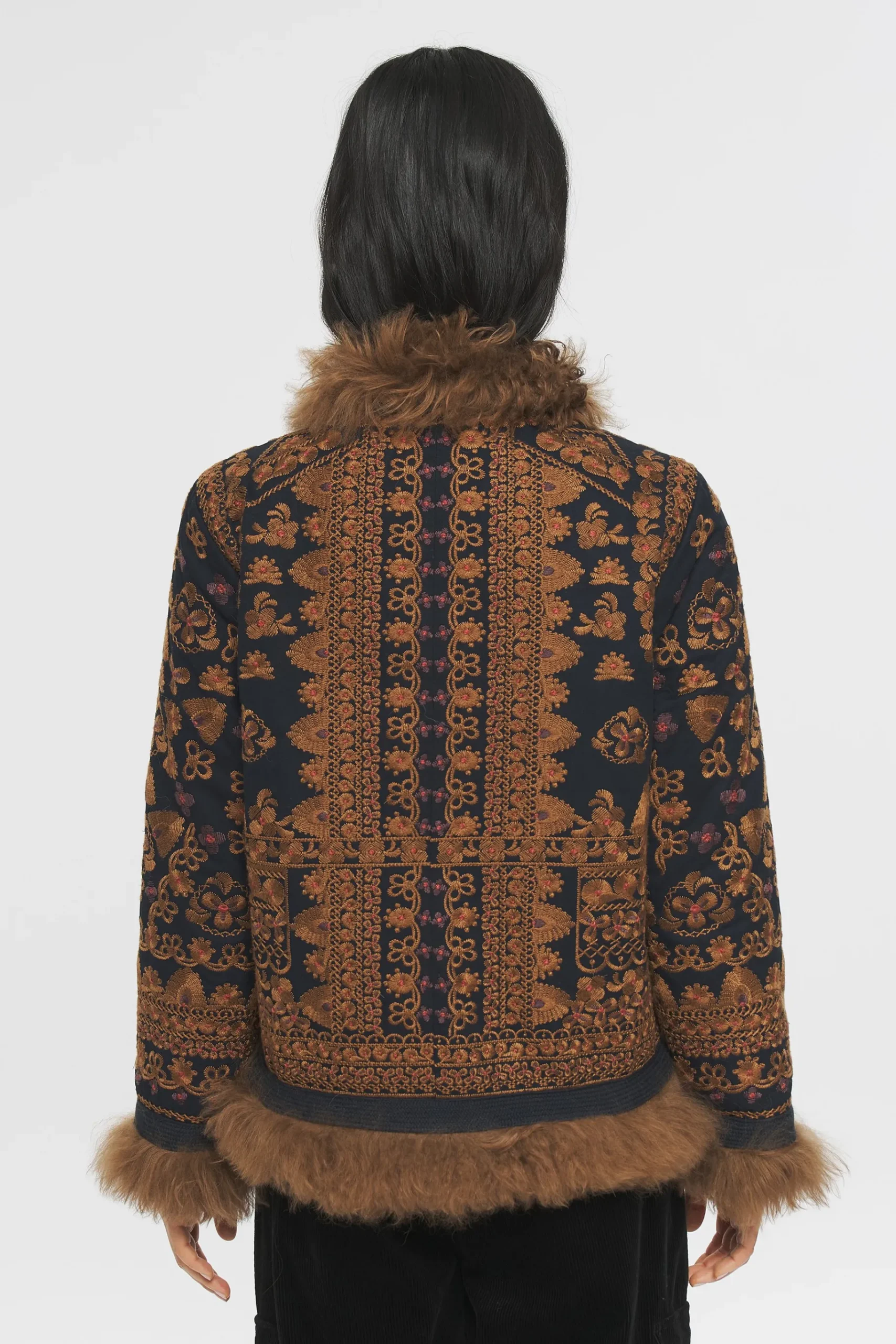 ANTIK BATIK Sandor Embroidered jacket Black Discount
