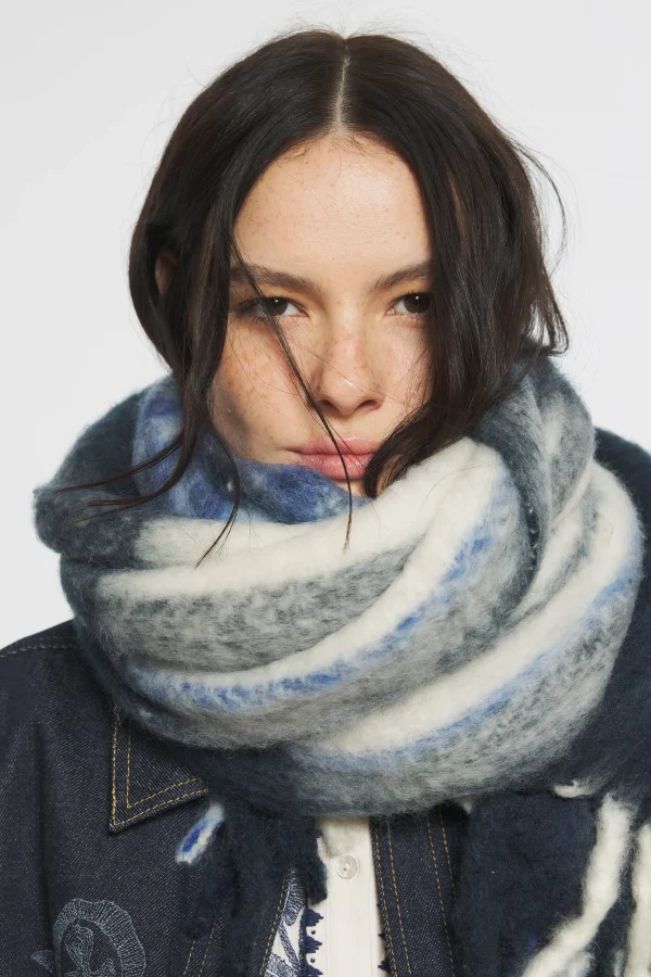 ANTIK BATIK Scarves Scarf Black Fashion