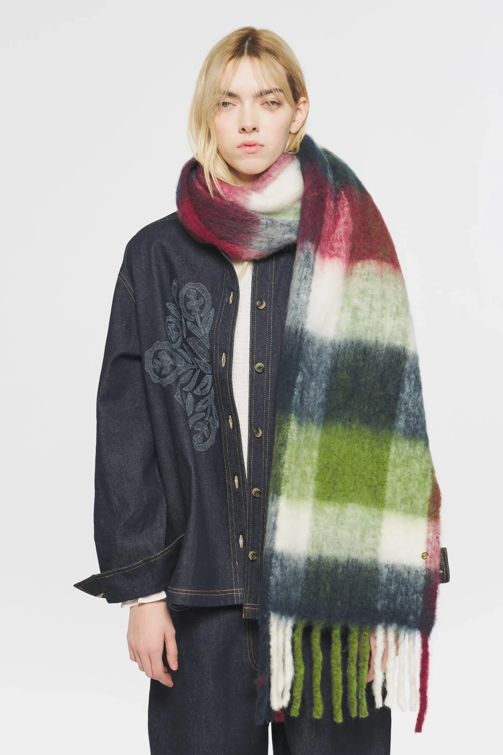 ANTIK BATIK Scarves Scarf Red Store