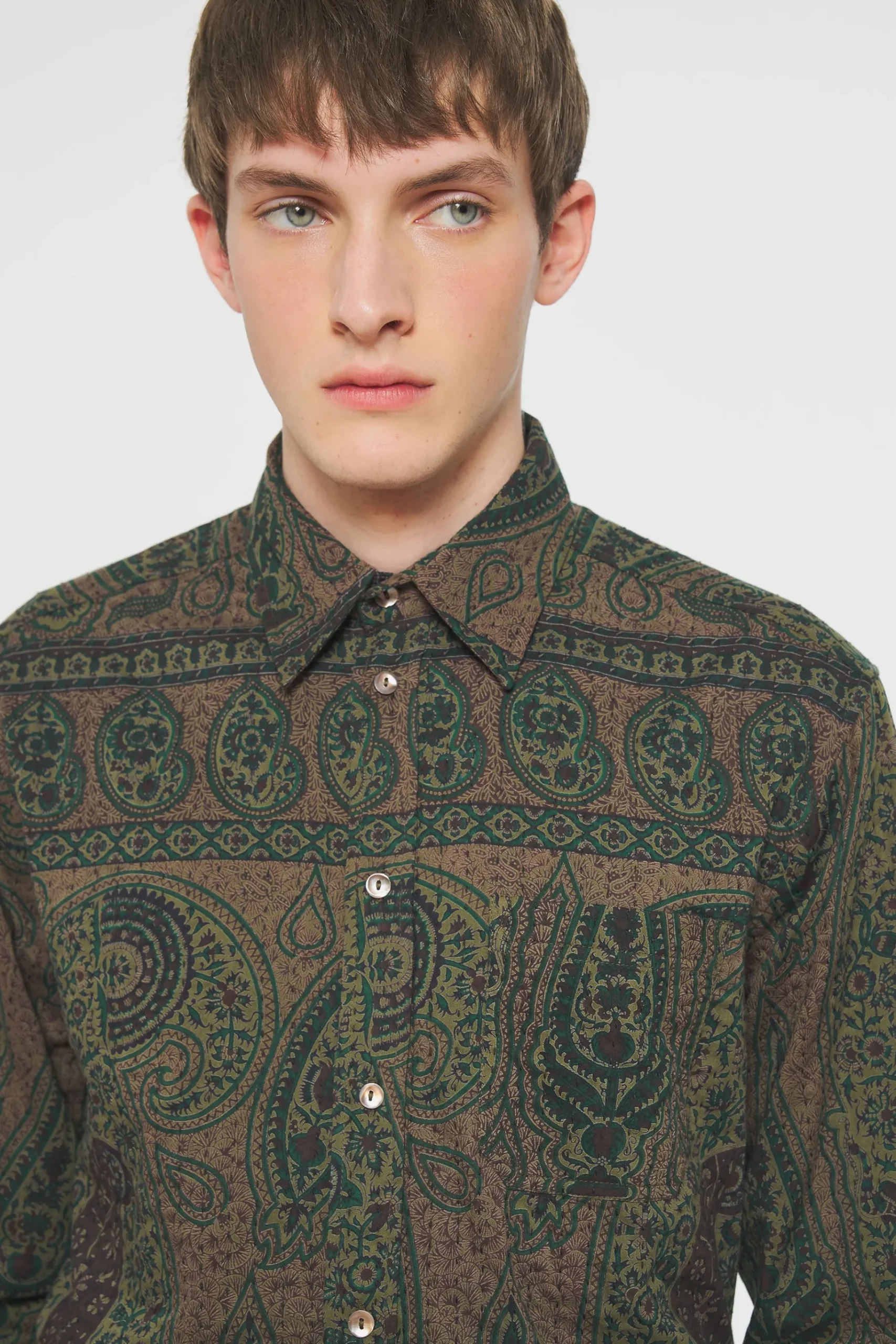 ANTIK BATIK Shirt Tajaro Green Cheap