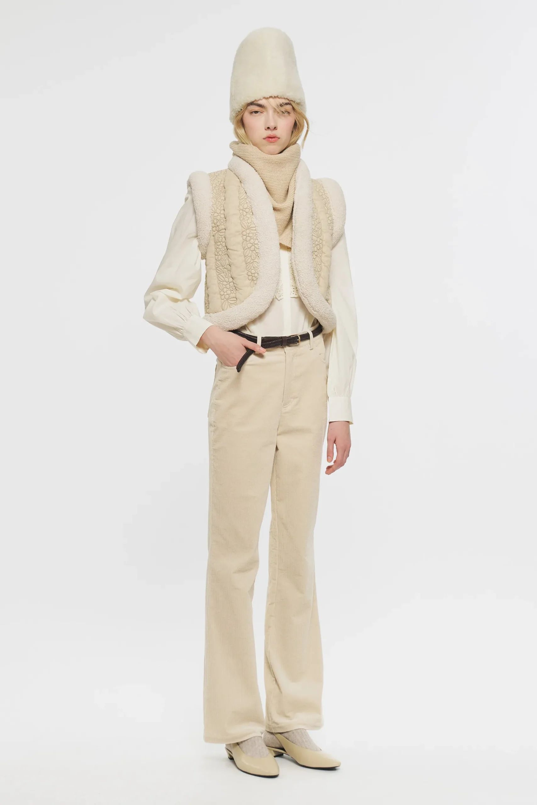 ANTIK BATIK Sophie Embroidered gilet Online