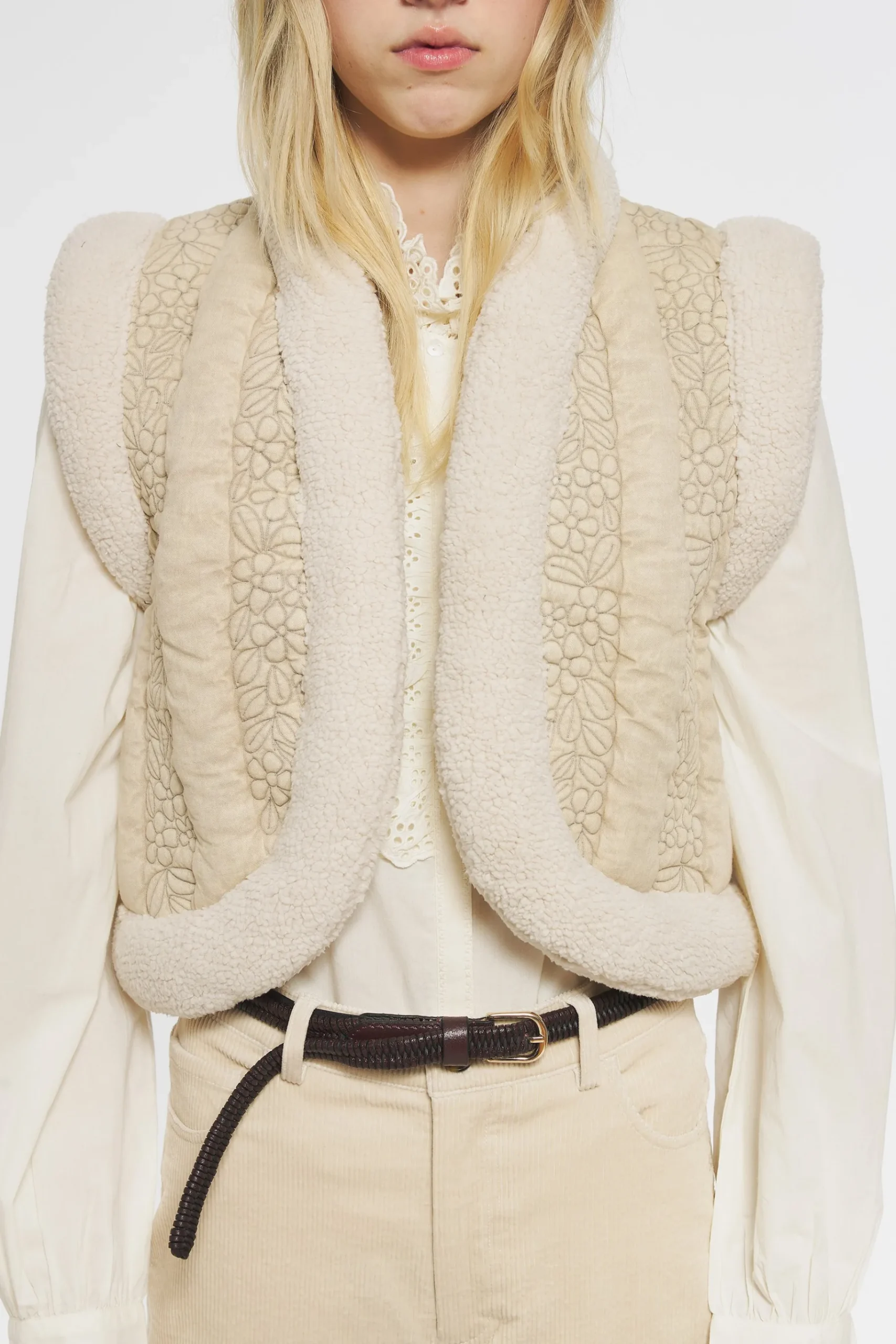 ANTIK BATIK Sophie Embroidered gilet Online