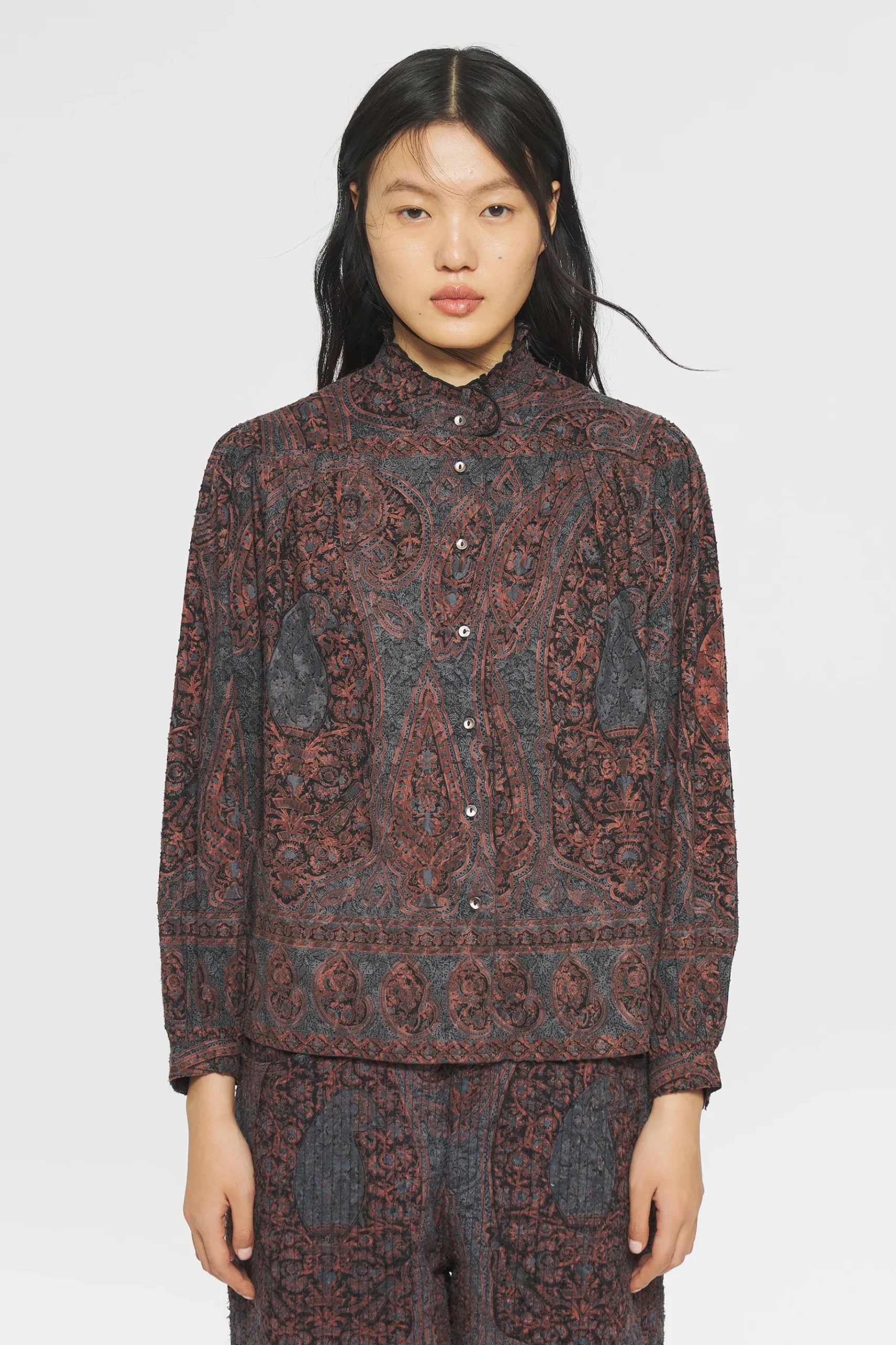 ANTIK BATIK Tajaro Blouse Black Best