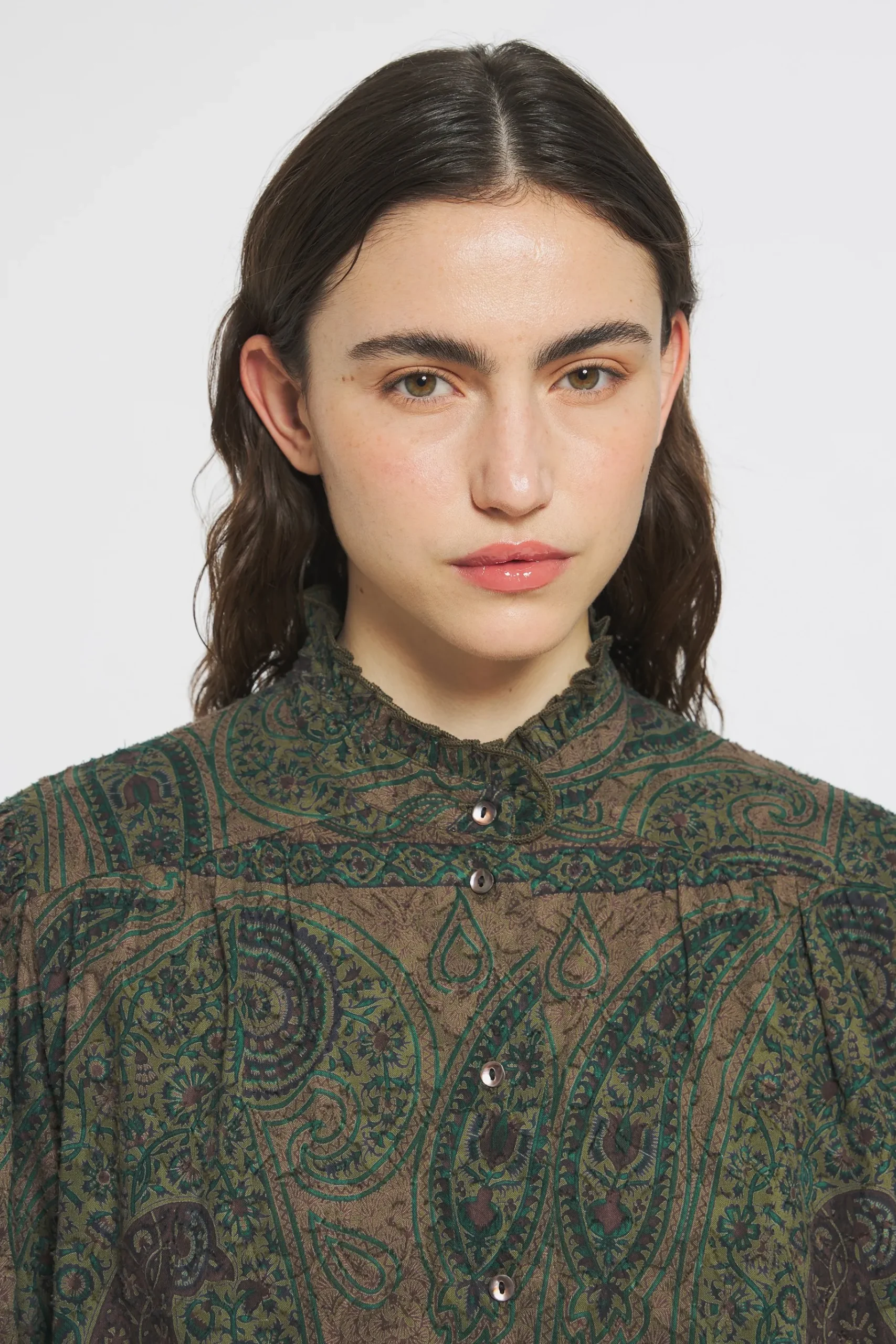 ANTIK BATIK Tajaro Blouse Green Cheap