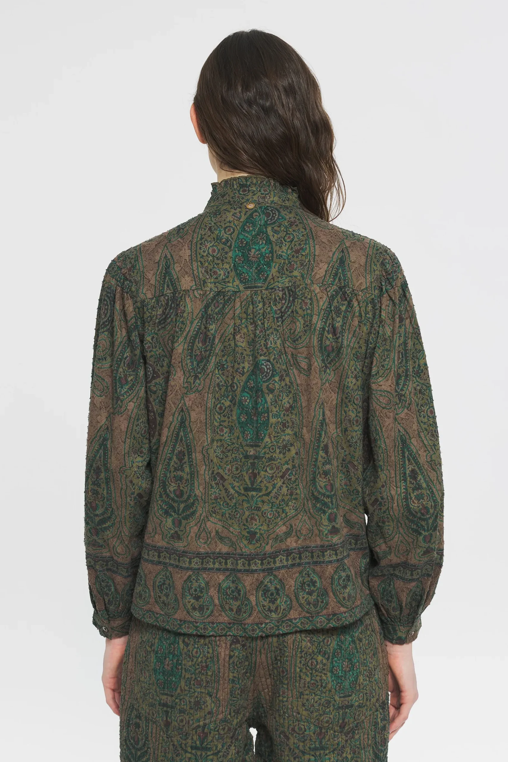ANTIK BATIK Tajaro Blouse Green Cheap