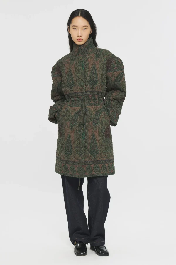 ANTIK BATIK Tajaro Coat Green Best