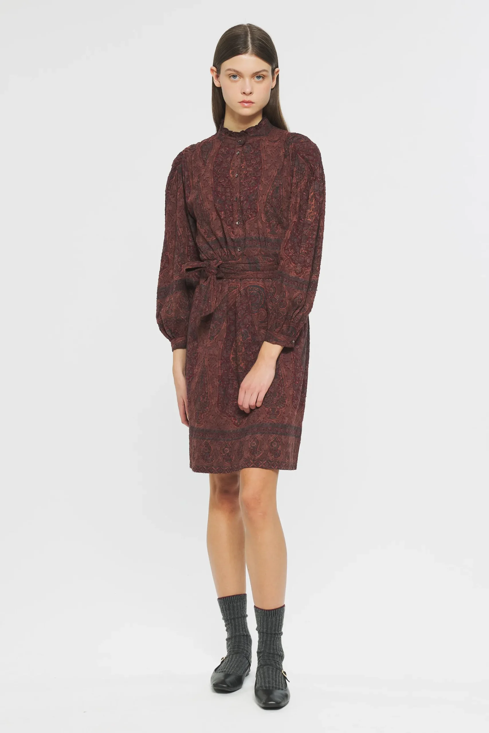 ANTIK BATIK Tajaro Dress Red Hot