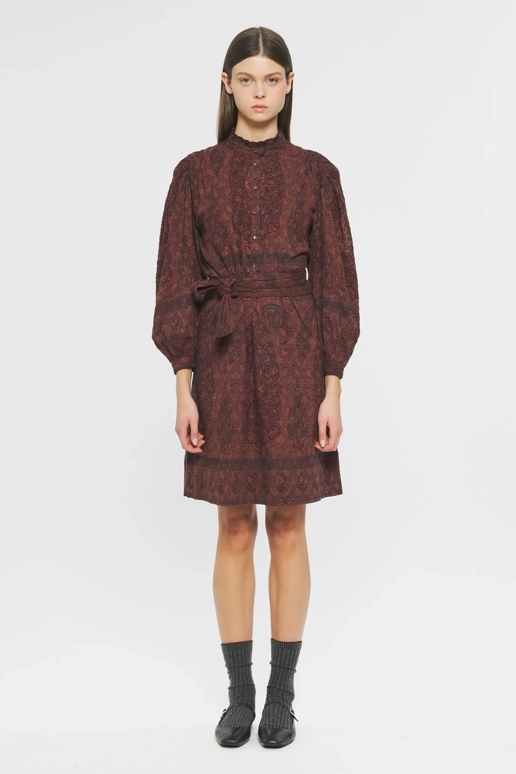 ANTIK BATIK Tajaro Dress Red Hot