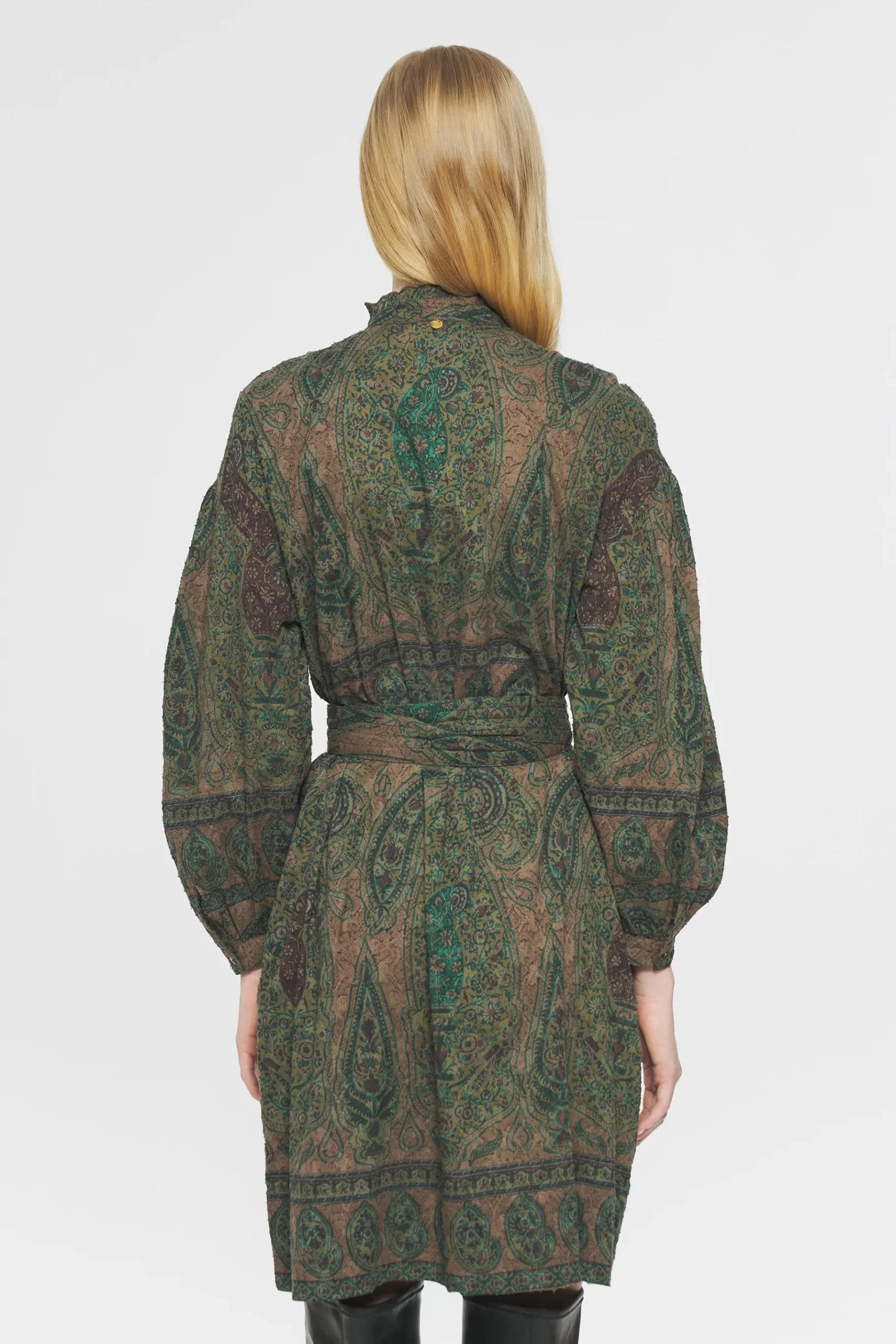 ANTIK BATIK Tajaro Dress Green Best Sale