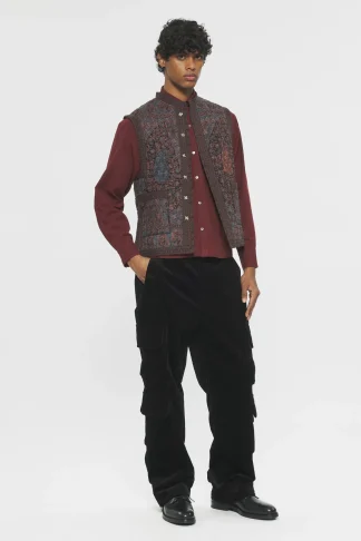 ANTIK BATIK Tajaro Gilet Black Clearance