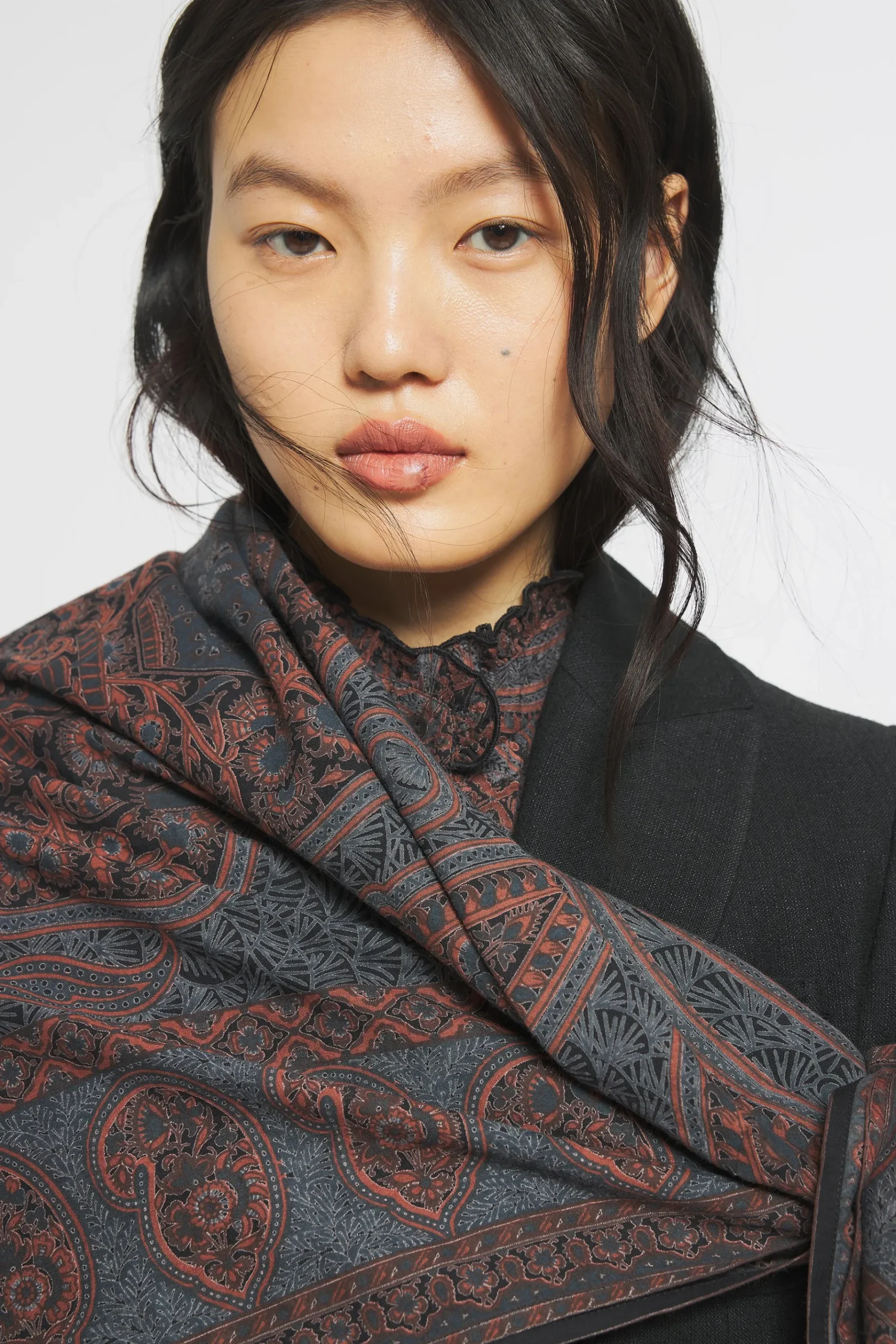 ANTIK BATIK Tajaro Headscarf Black Shop