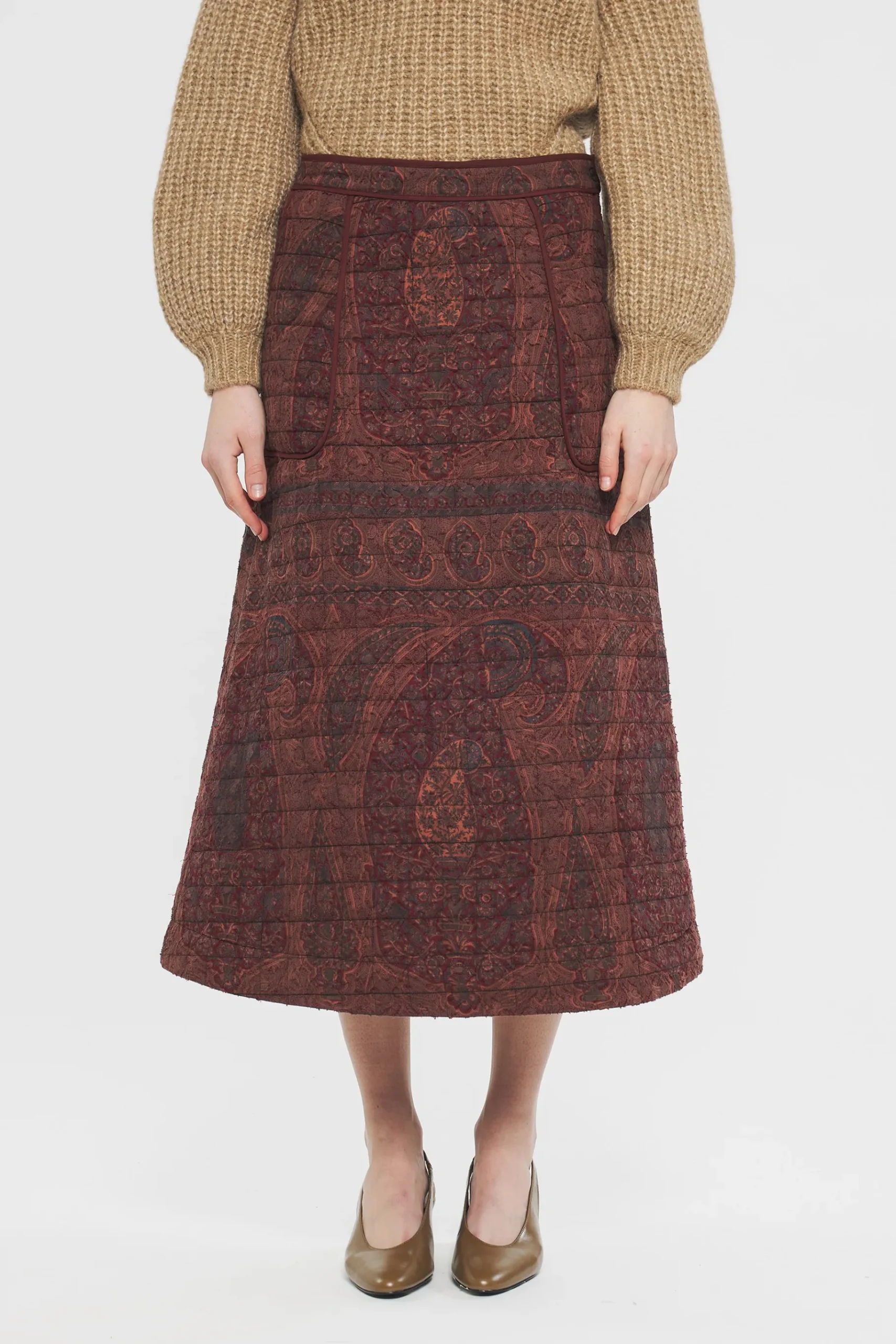 ANTIK BATIK Tajaro Skirt Red Outlet