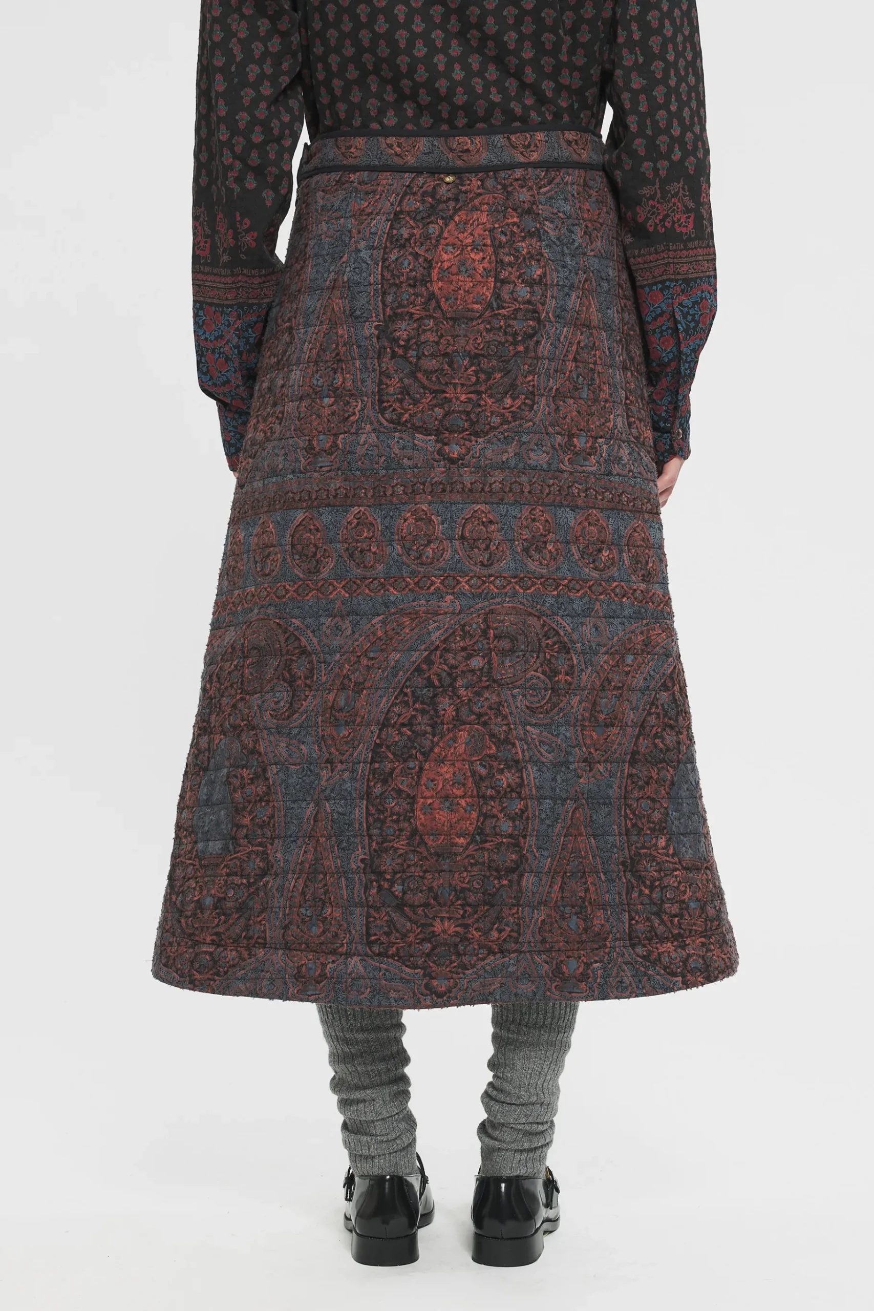 ANTIK BATIK Tajaro Skirt Black New