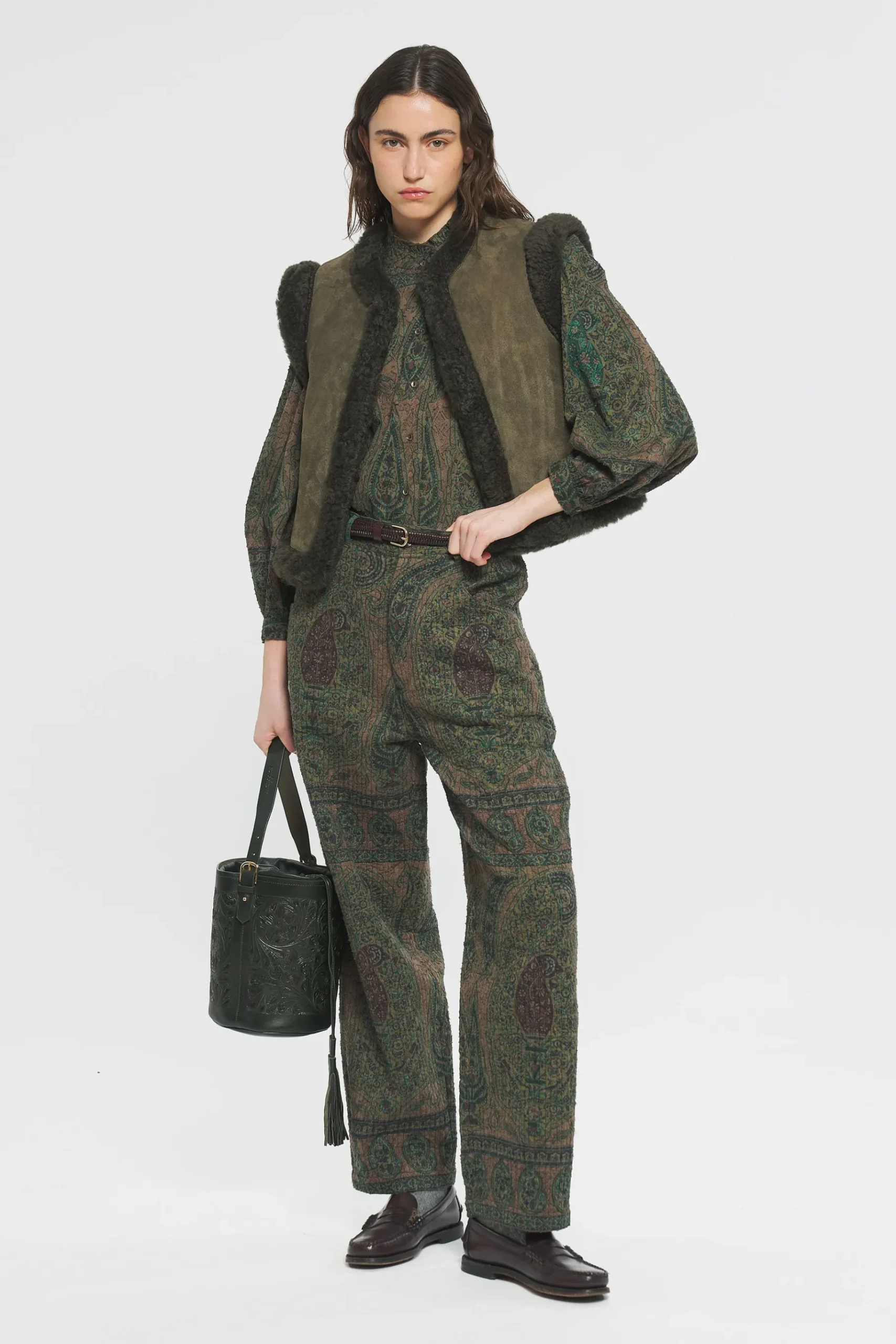 ANTIK BATIK Tajaro Trousers Green Cheap