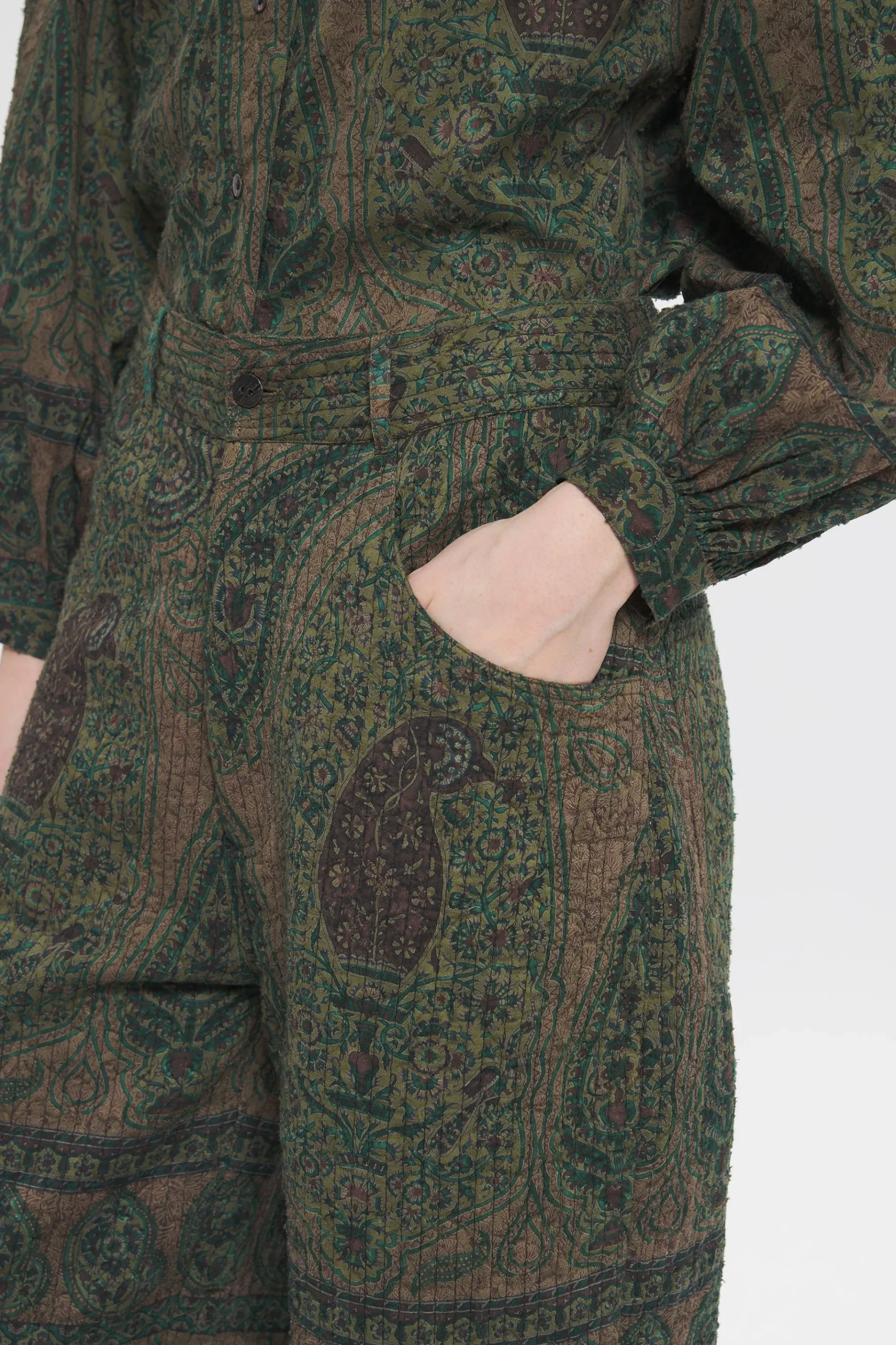 ANTIK BATIK Tajaro Trousers Green Cheap