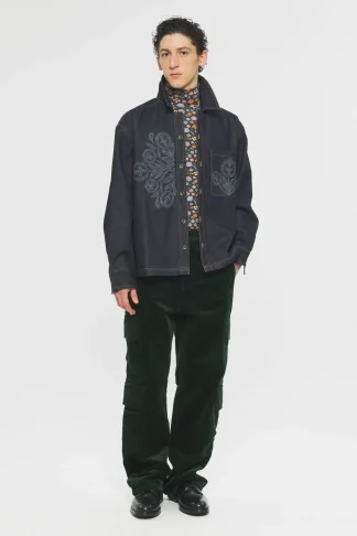ANTIK BATIK Tildo Cargo Trousers Men Kaki Discount