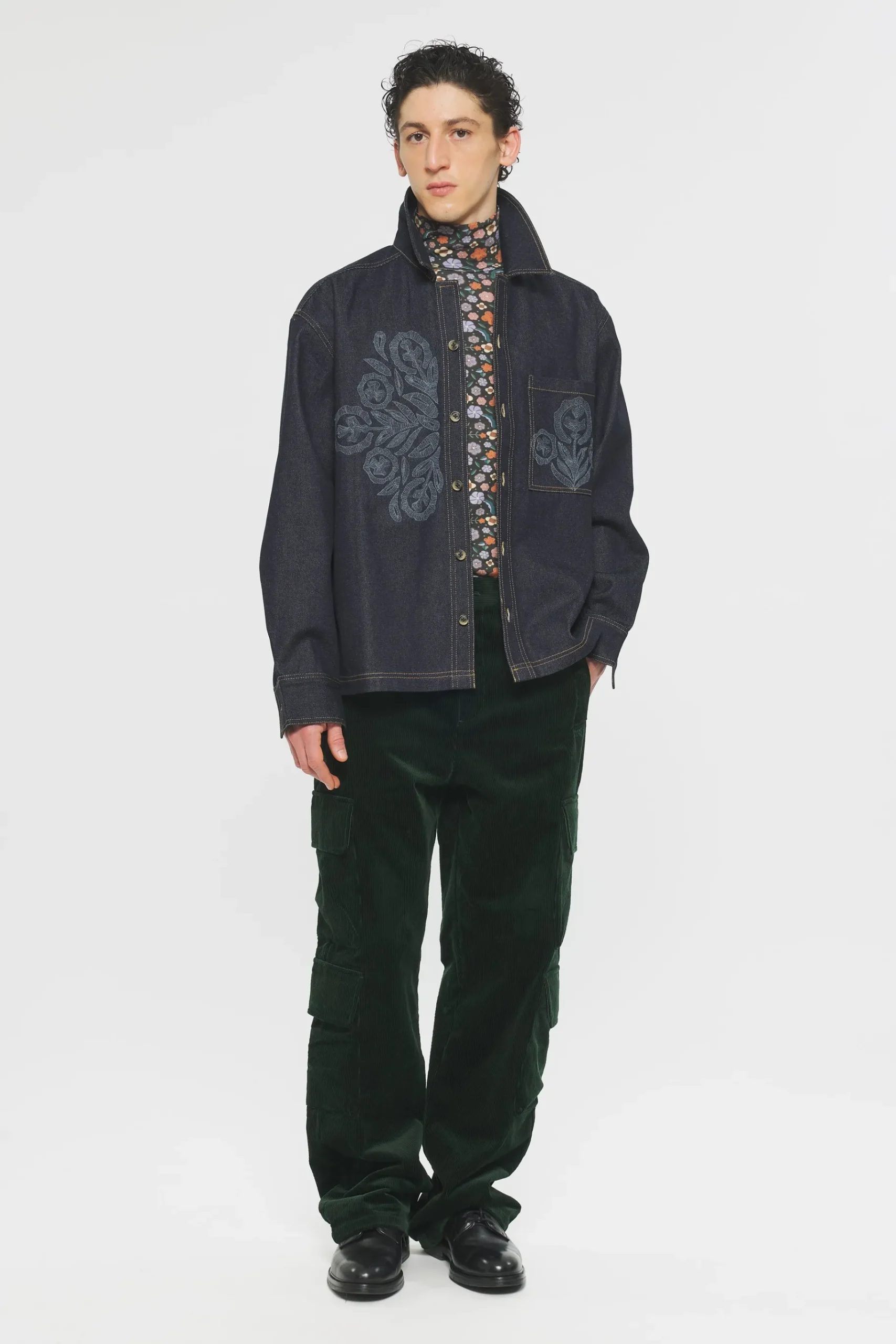 ANTIK BATIK Tildo Cargo Trousers Men Kaki Discount