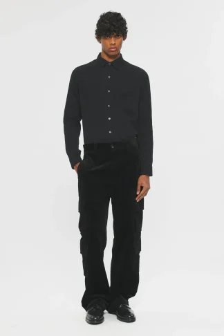 ANTIK BATIK Tildo Cargo Trousers Men Black Clearance