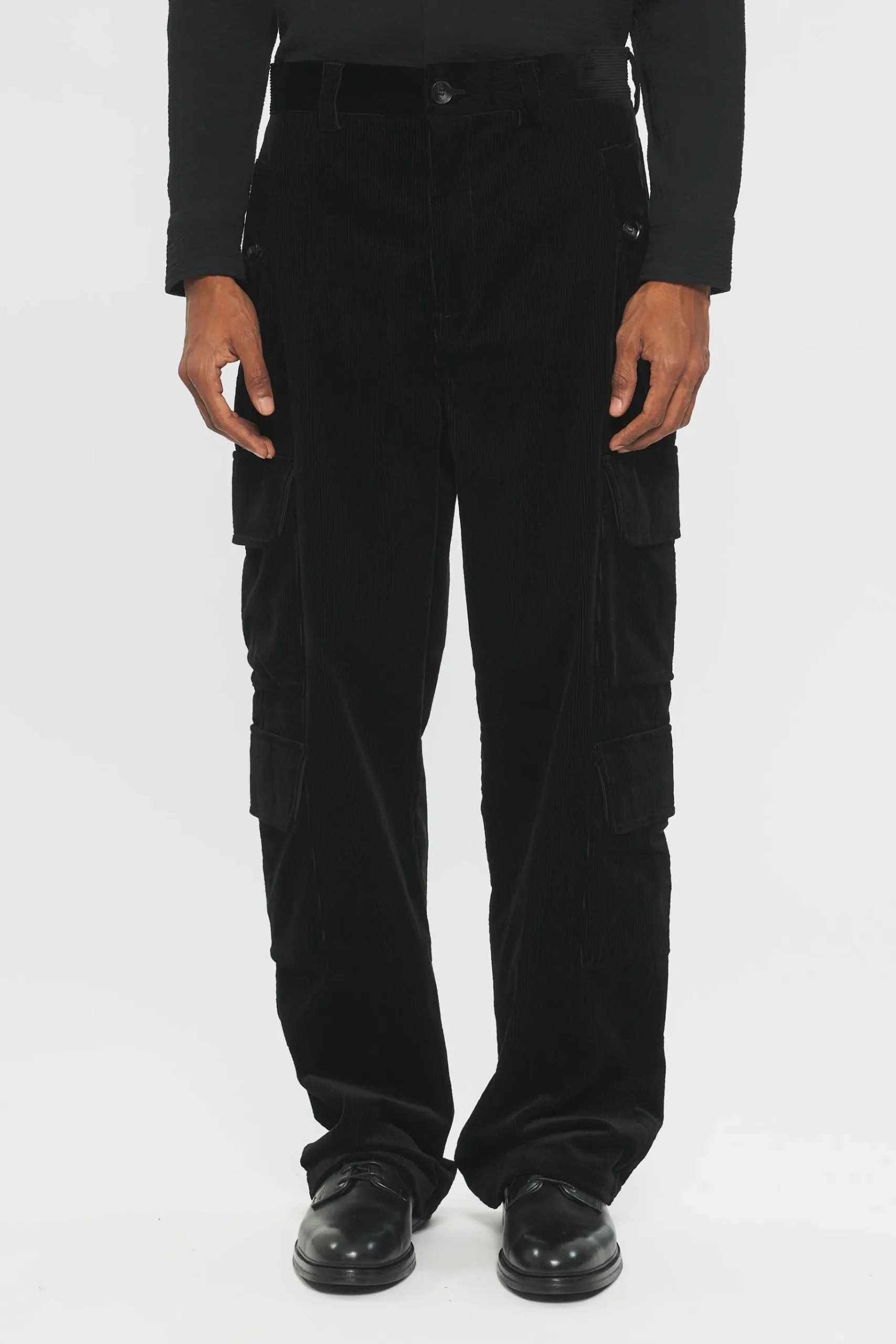 ANTIK BATIK Tildo Cargo Trousers Men Black Clearance