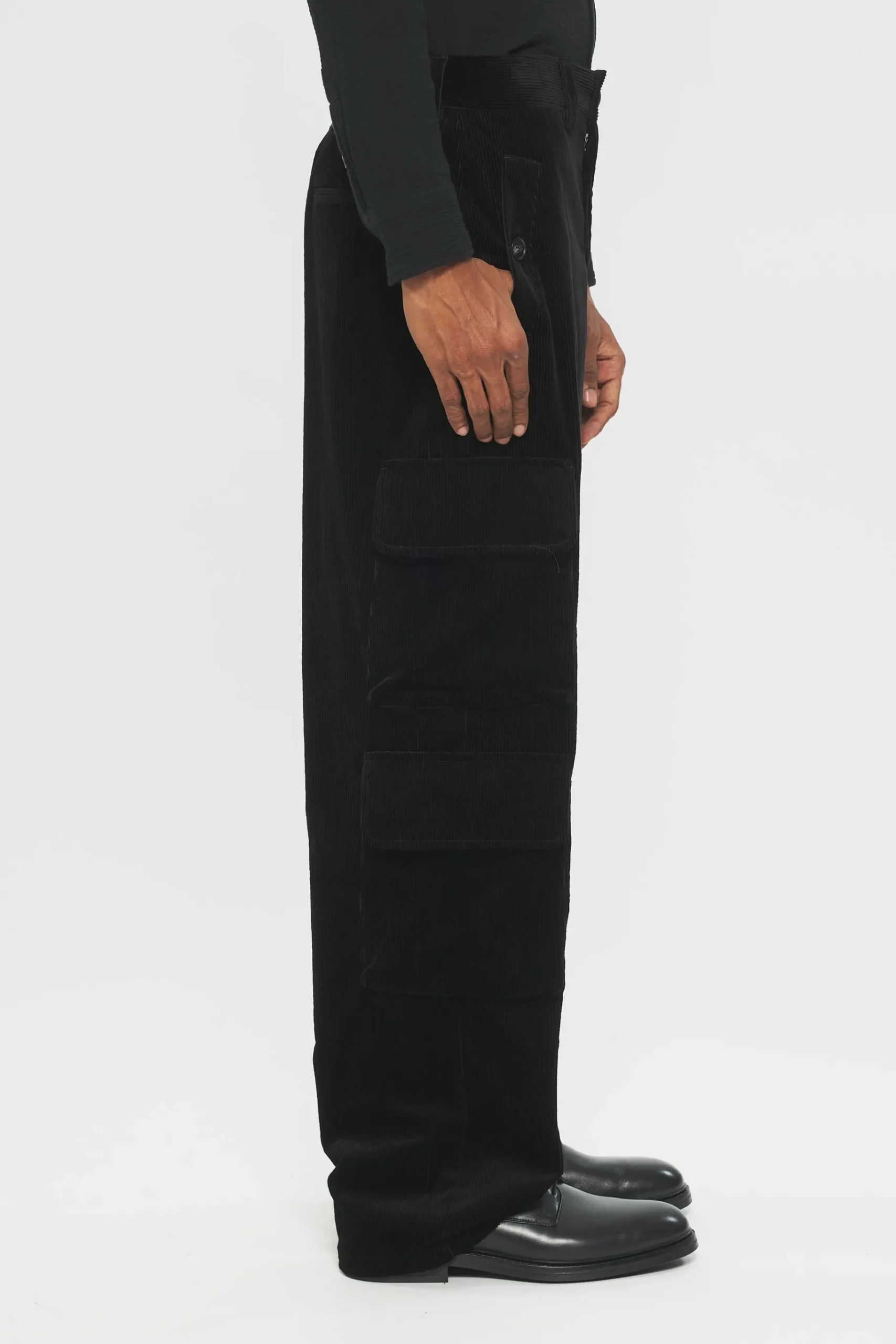 ANTIK BATIK Tildo Cargo Trousers Men Black Clearance