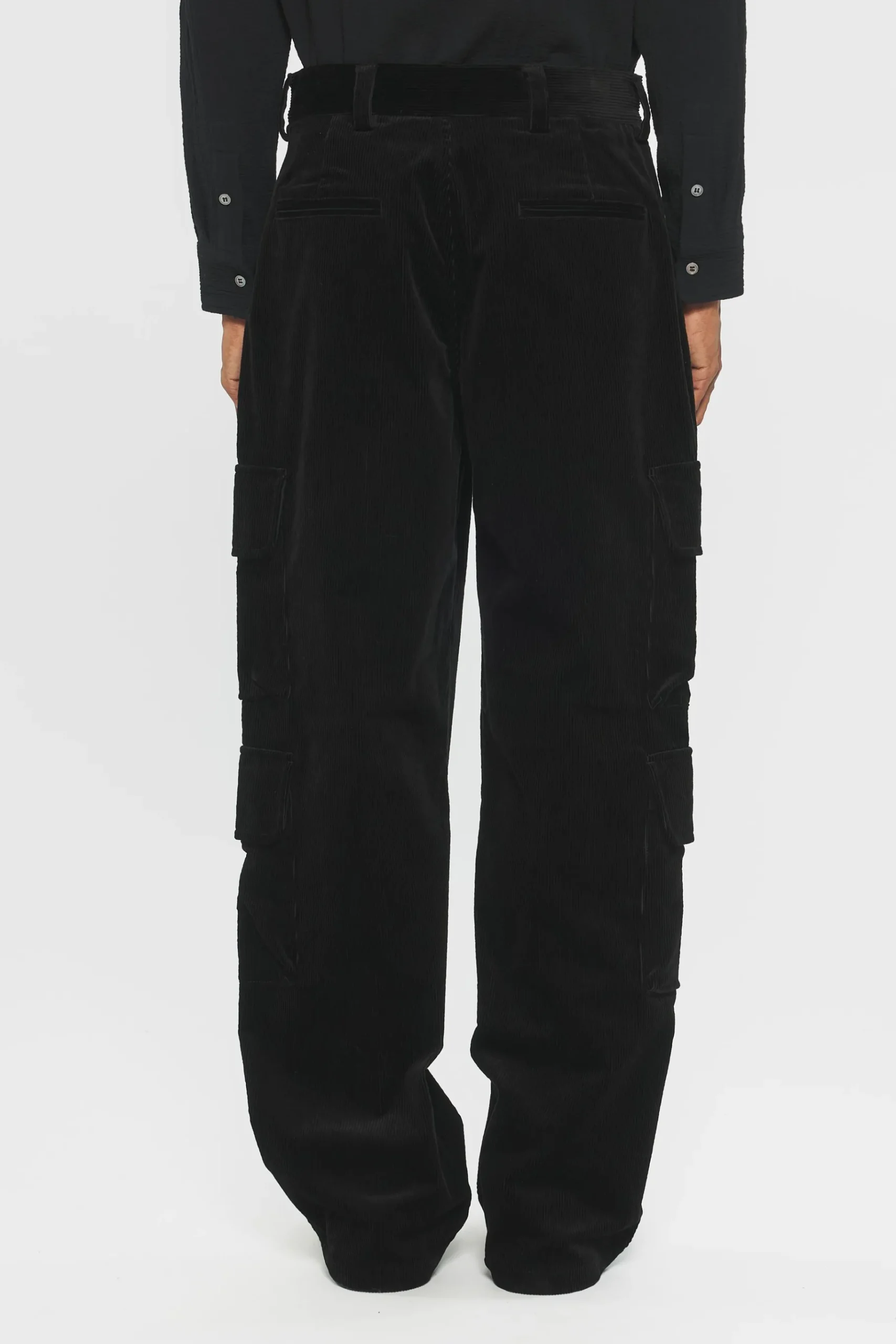 ANTIK BATIK Tildo Cargo Trousers Men Black Clearance